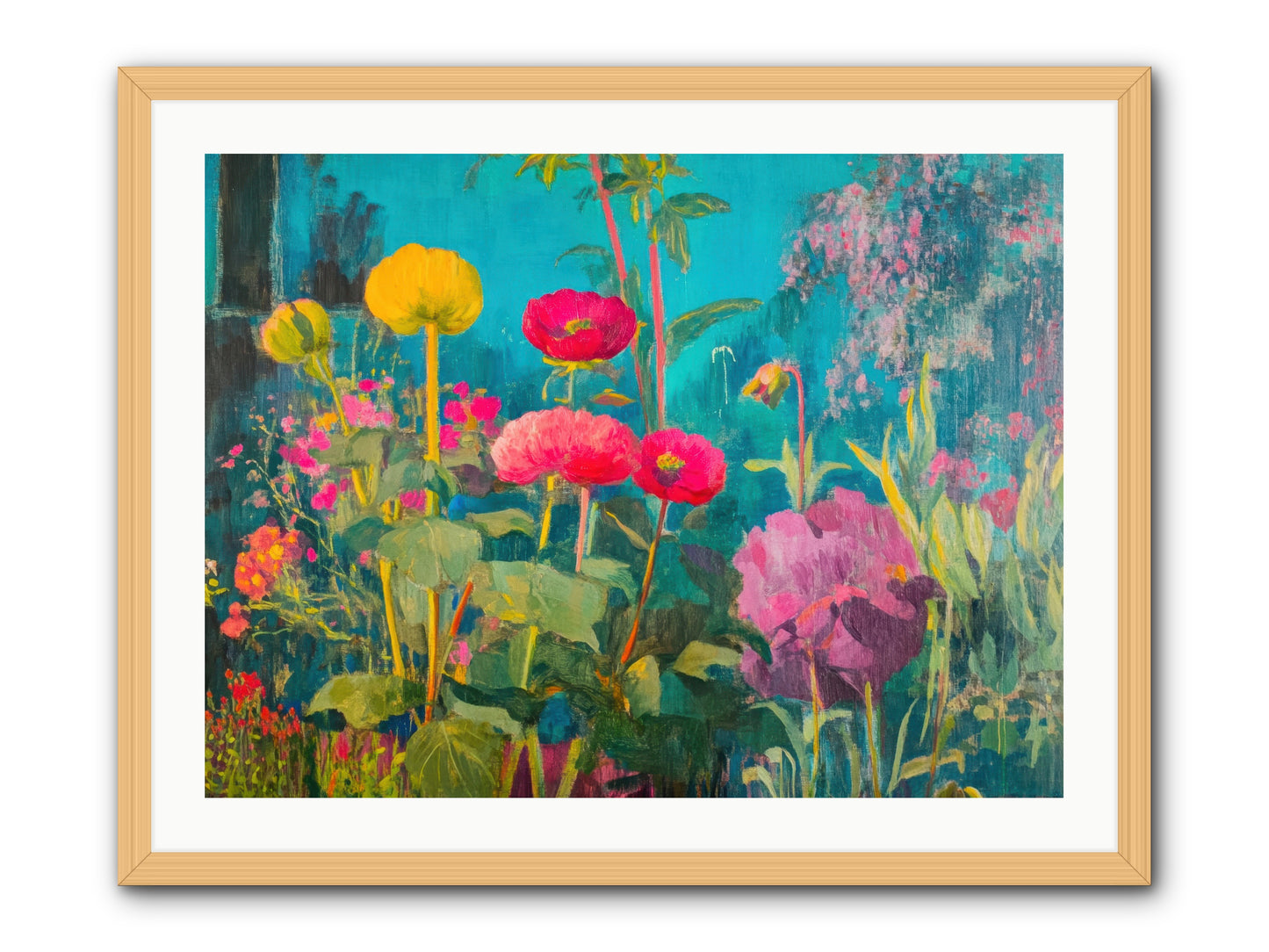 Untamed Opulence -- Framed Print - Natural 32x24