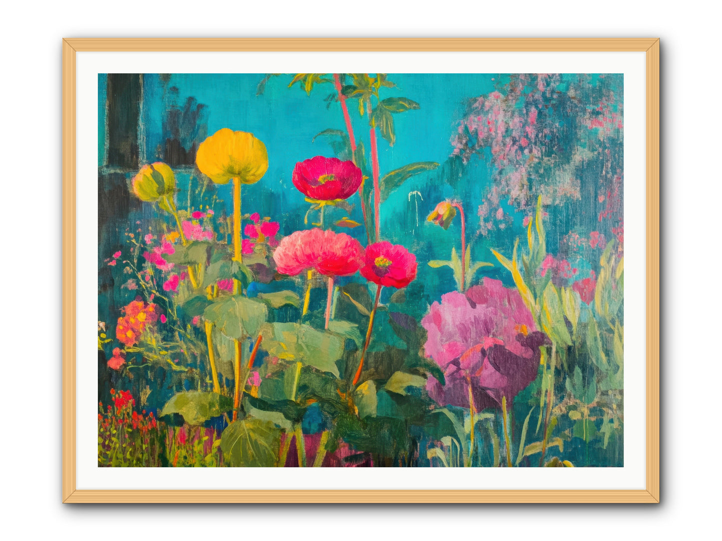 Untamed Opulence -- Framed Print - Natural 48x36
