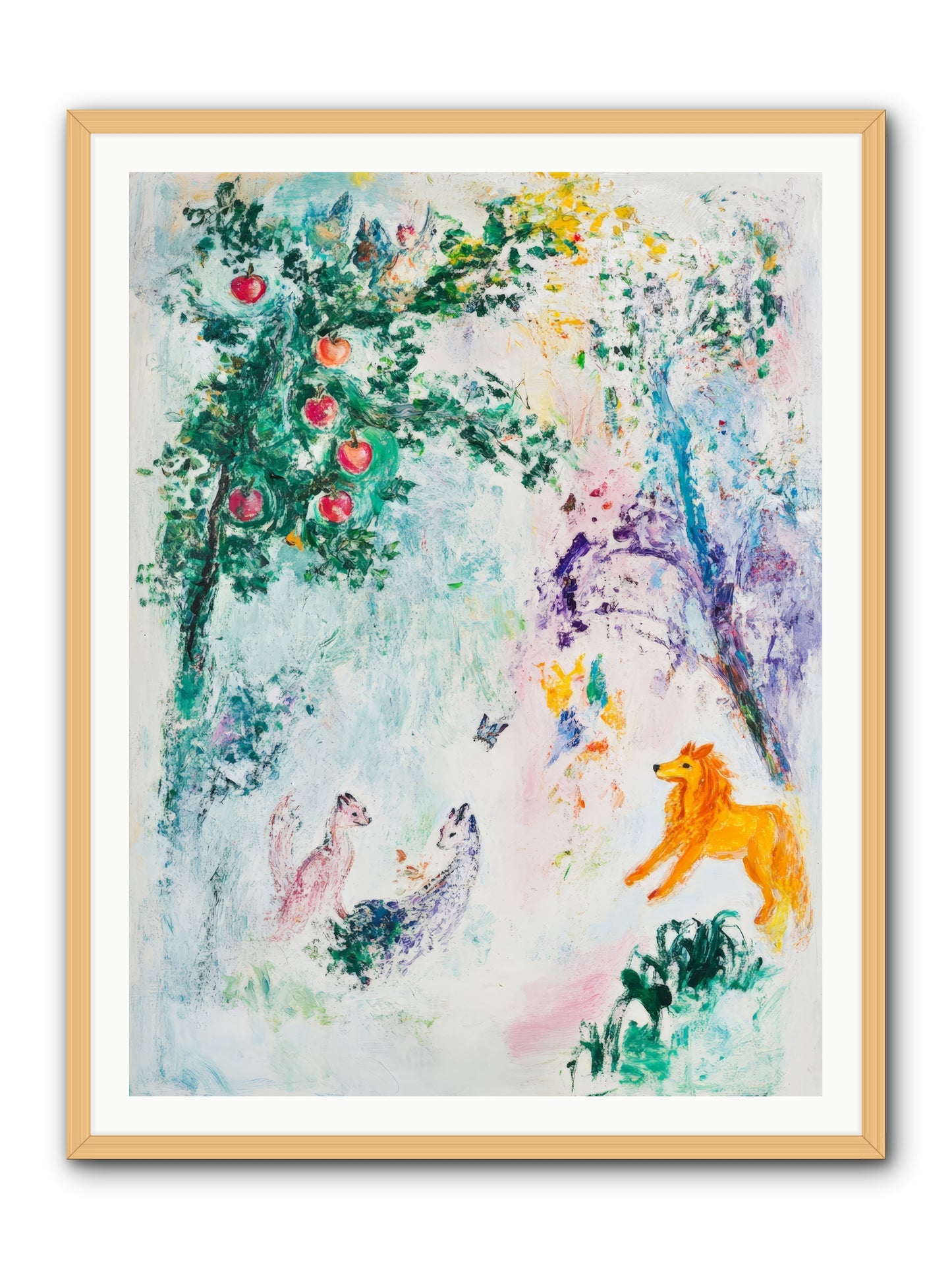 Until Magic Found HomeRez2 -- Framed Print - Natural 36x48