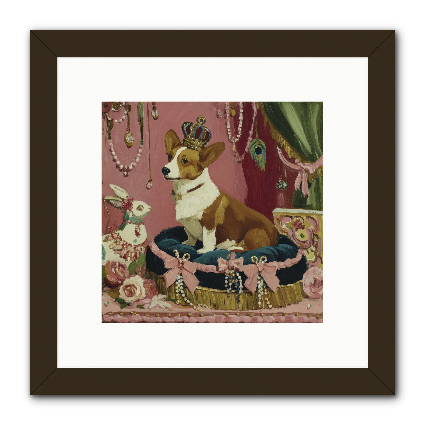 Unveiling of Splendor -- Framed Print - Black 10x10