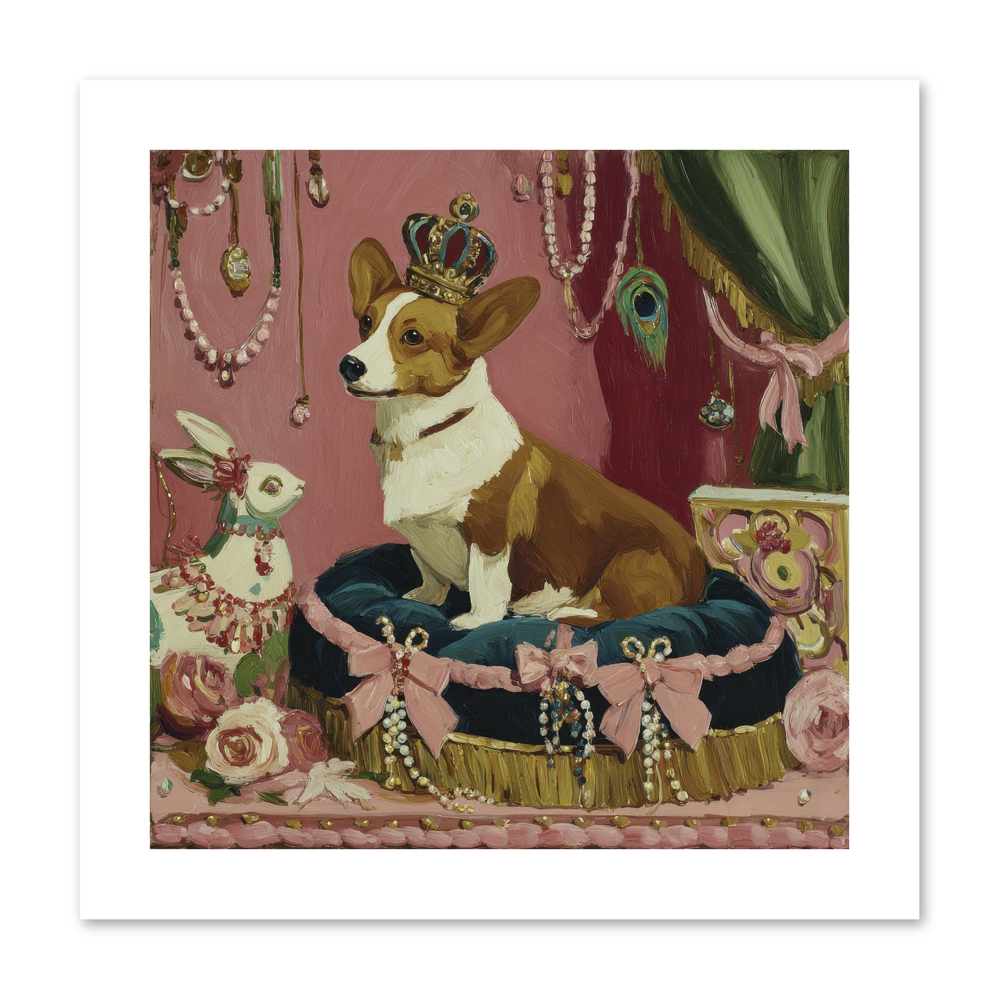 Unveiling of Splendor -- Loose Canvas Print 10x10