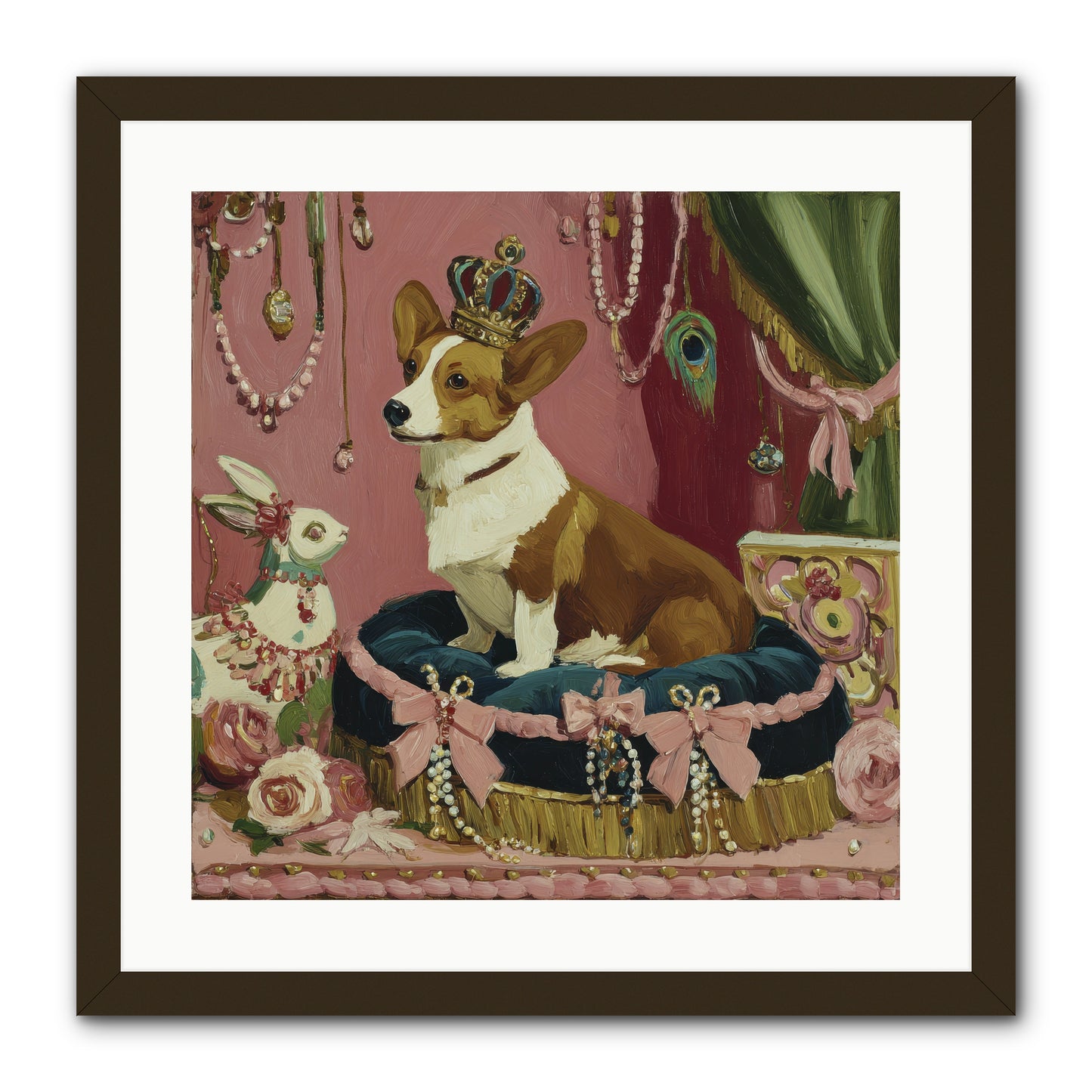 Unveiling of Splendor -- Framed Print - Black 20x20