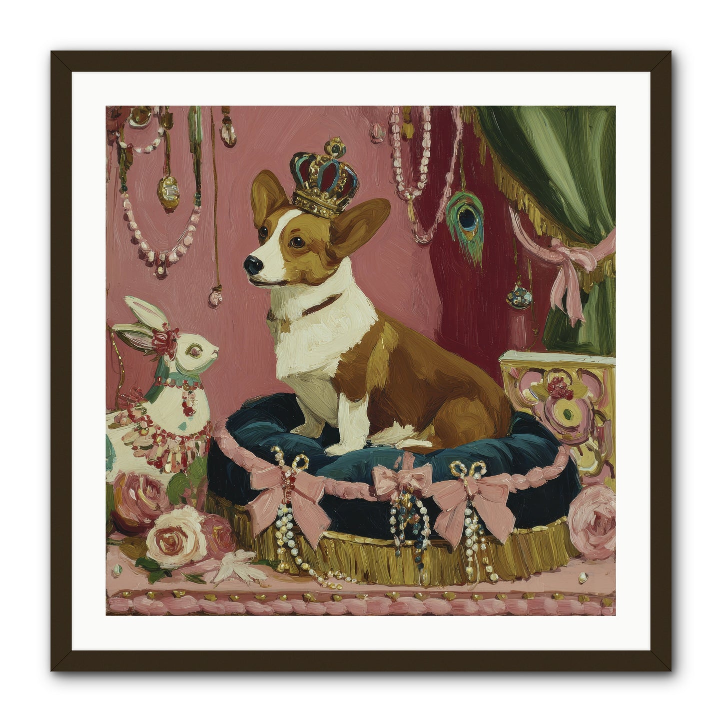 Unveiling of Splendor -- Framed Print - Black 30x30