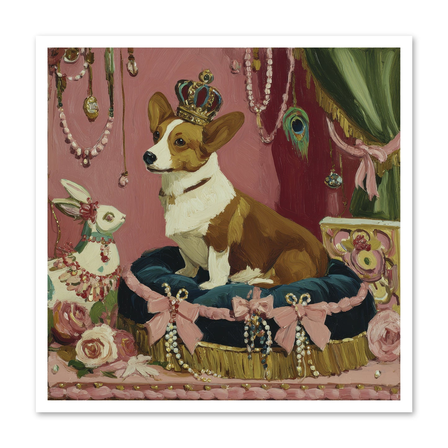 Unveiling of Splendor -- Paper Print 30x30