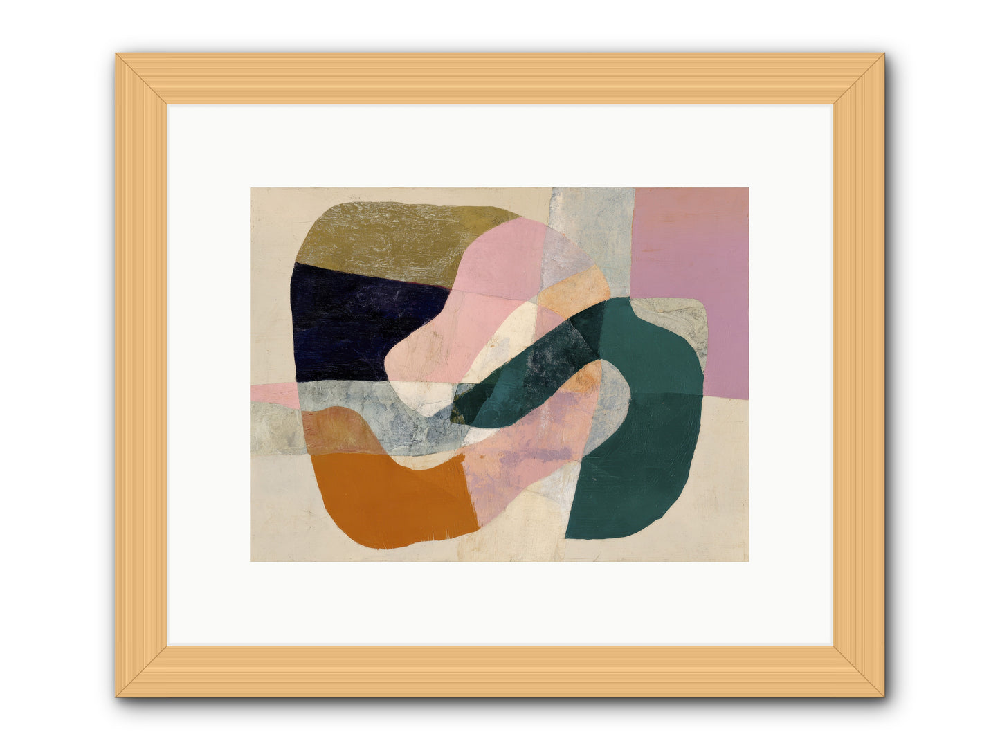 Urban Dusk -- Framed Print - Natural 12x9