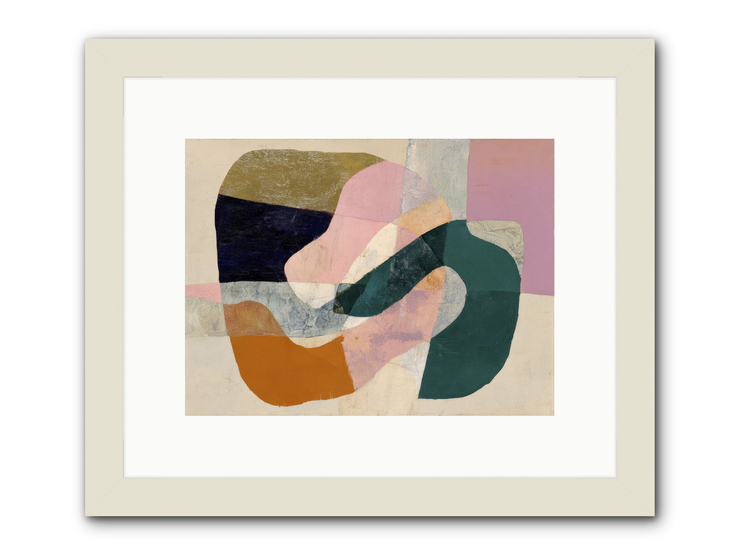 Urban Dusk -- Framed Print - White 12x9