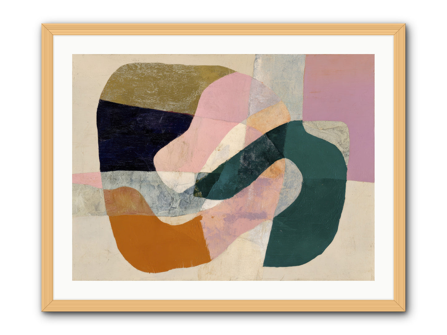 Urban Dusk -- Framed Print - Natural 32x24