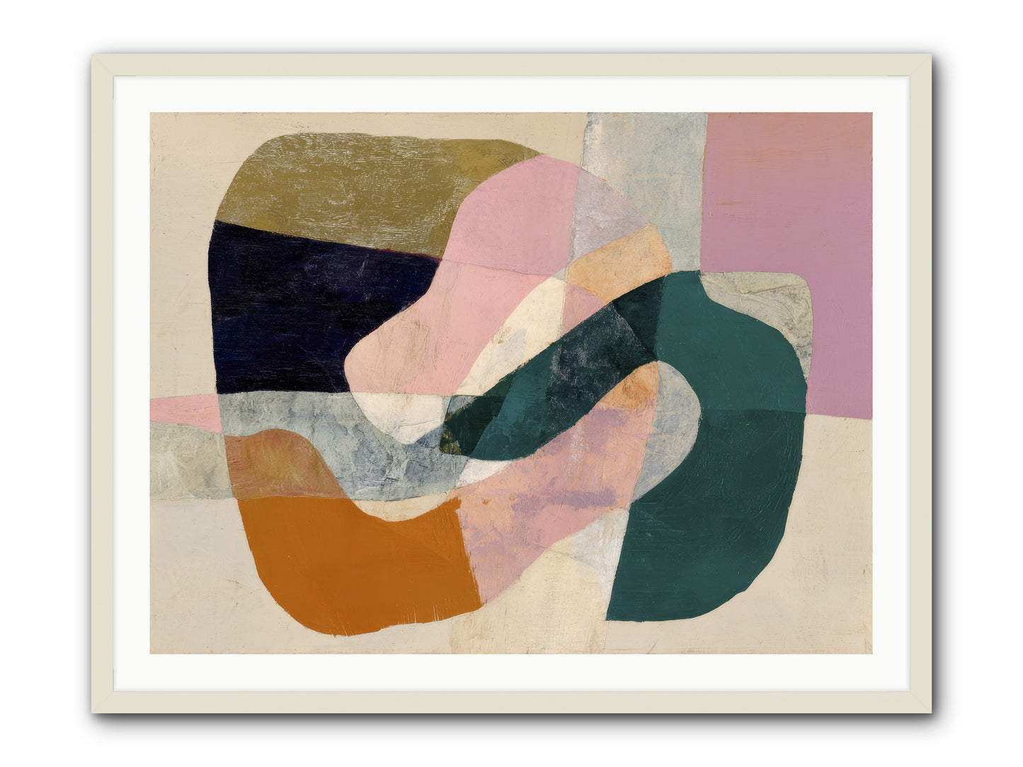 Urban Dusk -- Framed Print - White 40x30