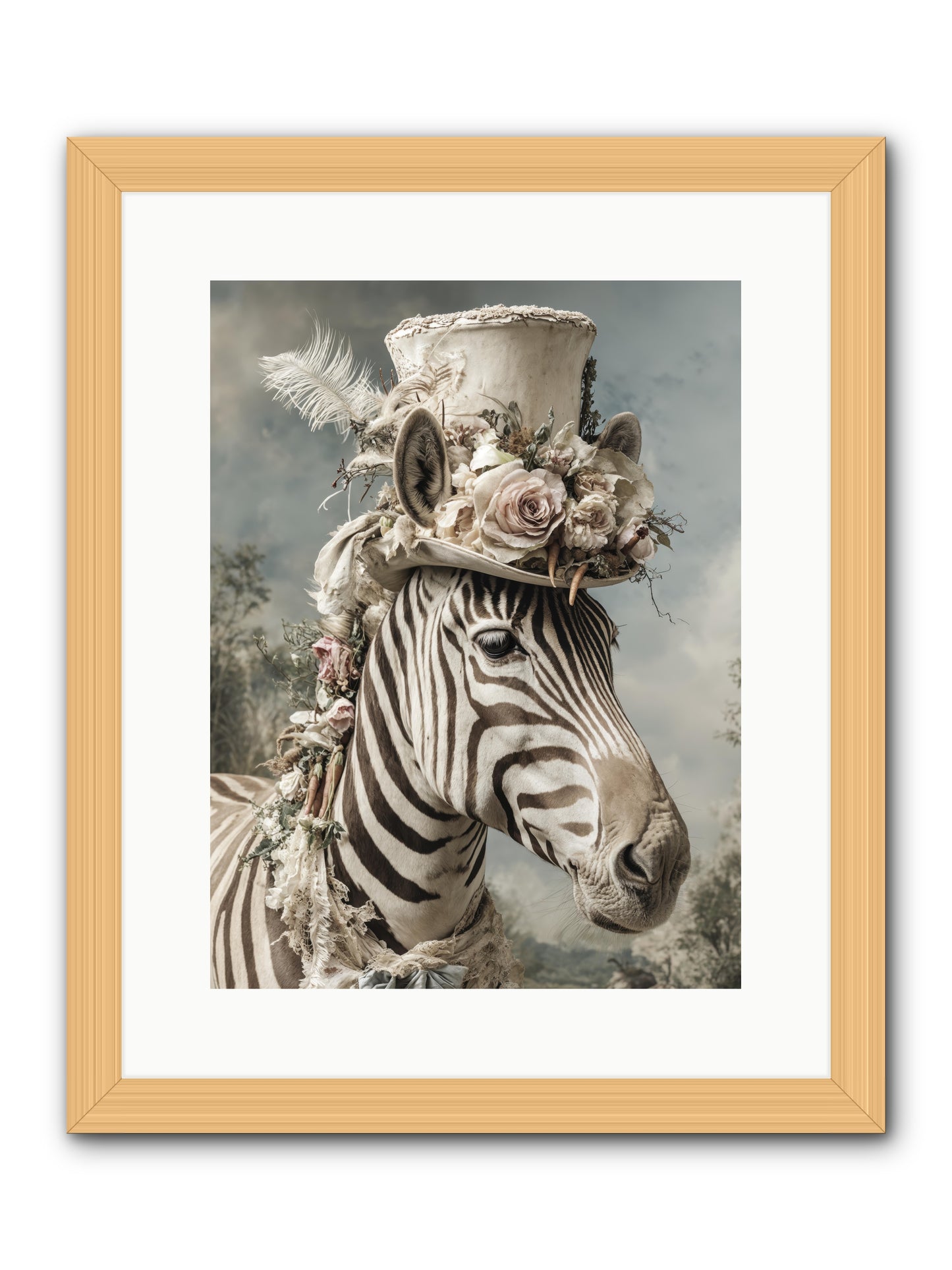 Vagabond -- Framed Print - Natural 12x16