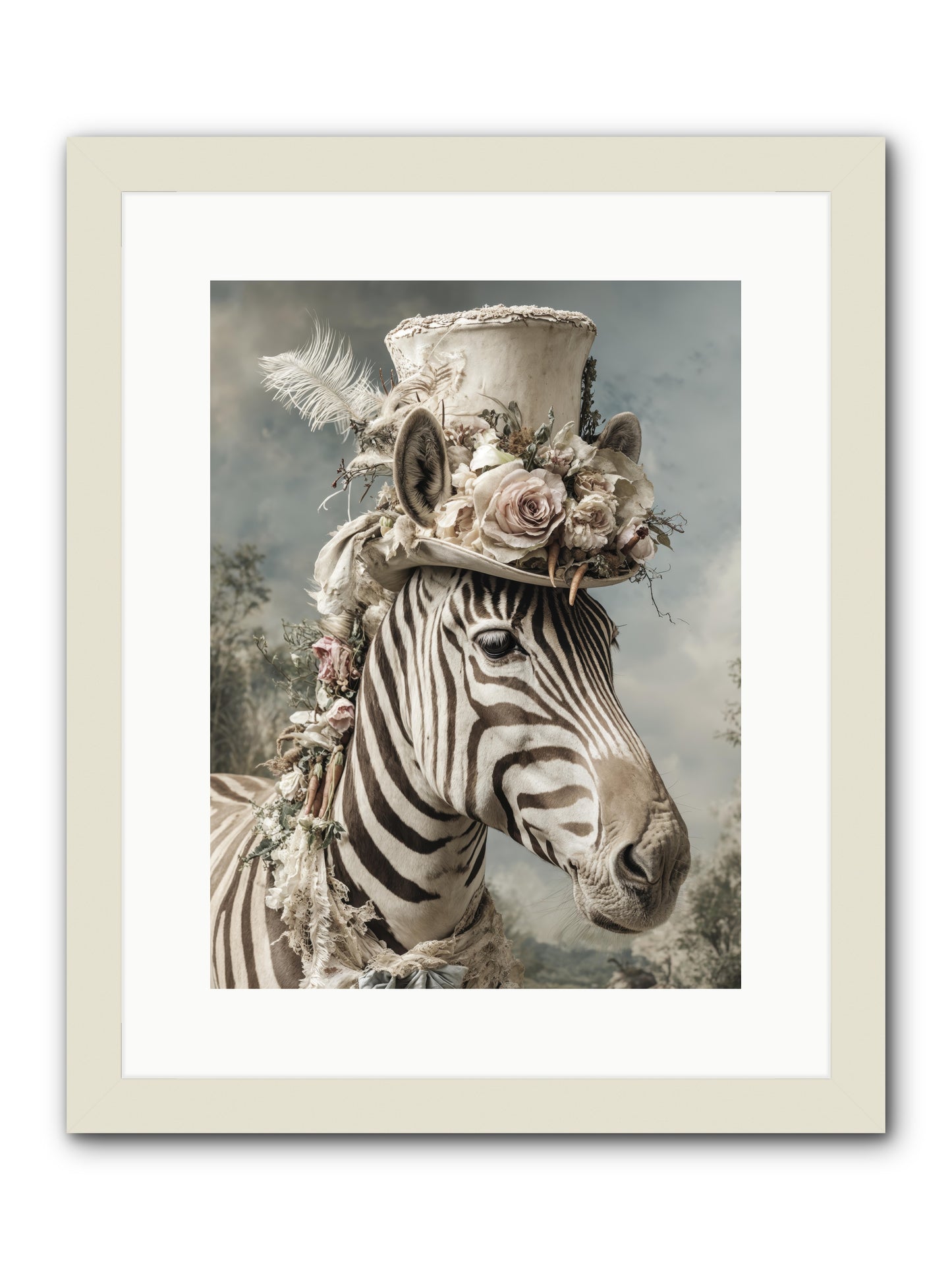 Vagabond -- Framed Print - White 12x16