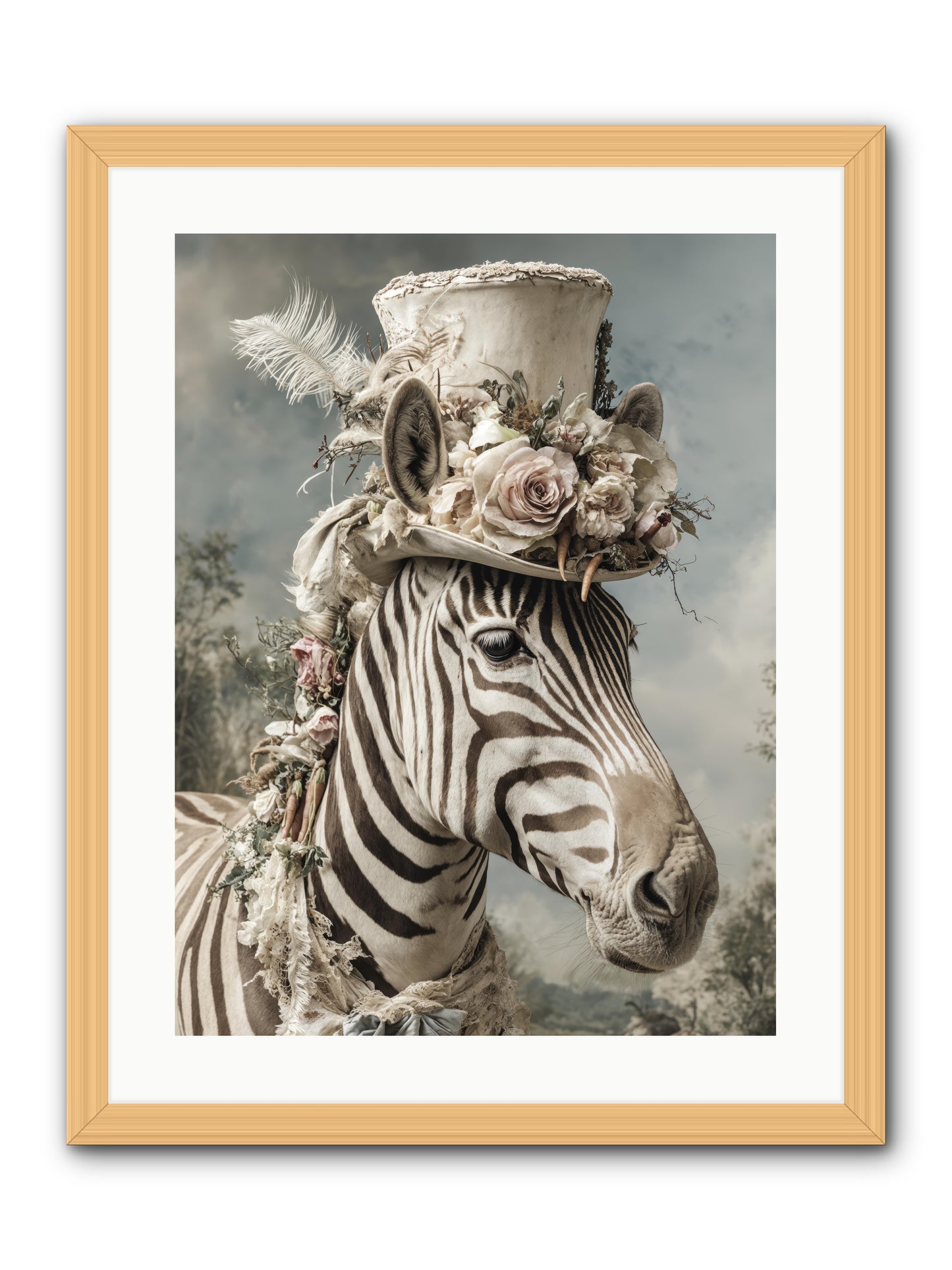 Vagabond -- Framed Print - Natural 18x24