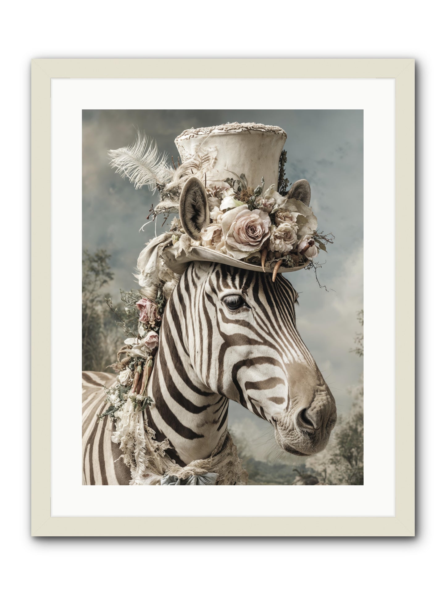 Vagabond -- Framed Print - White 18x24