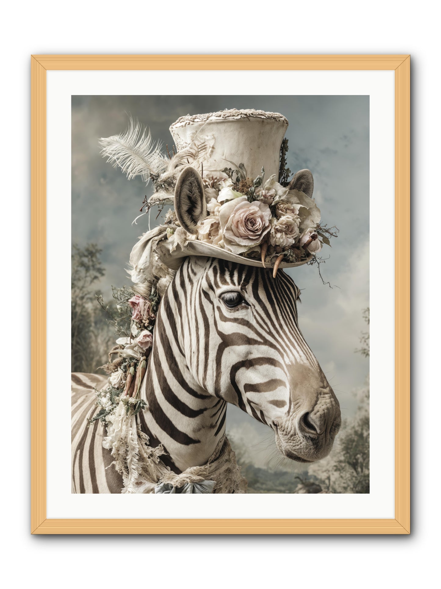 Vagabond -- Framed Print - Natural 24x32