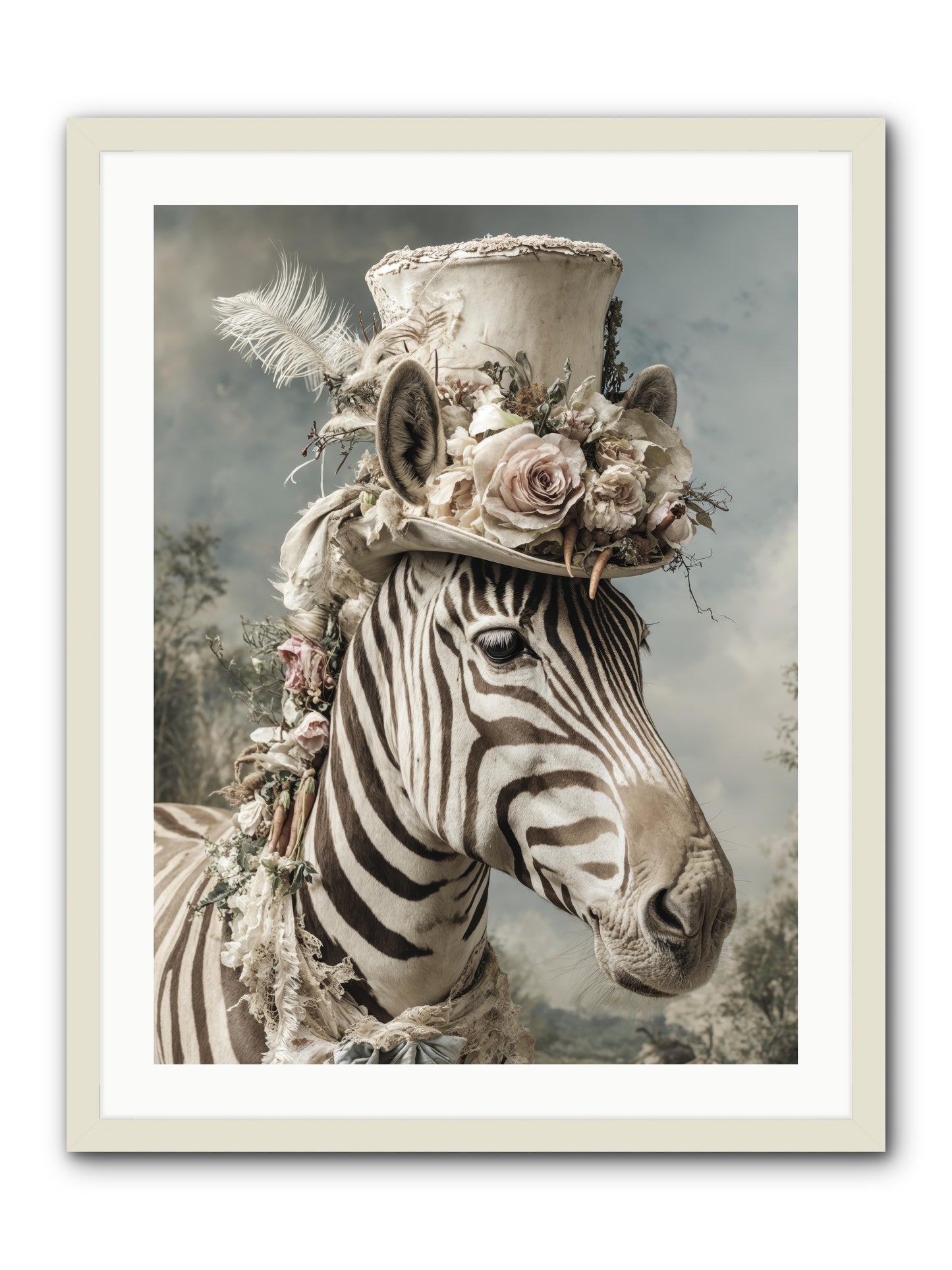 Vagabond -- Framed Print - White 24x32