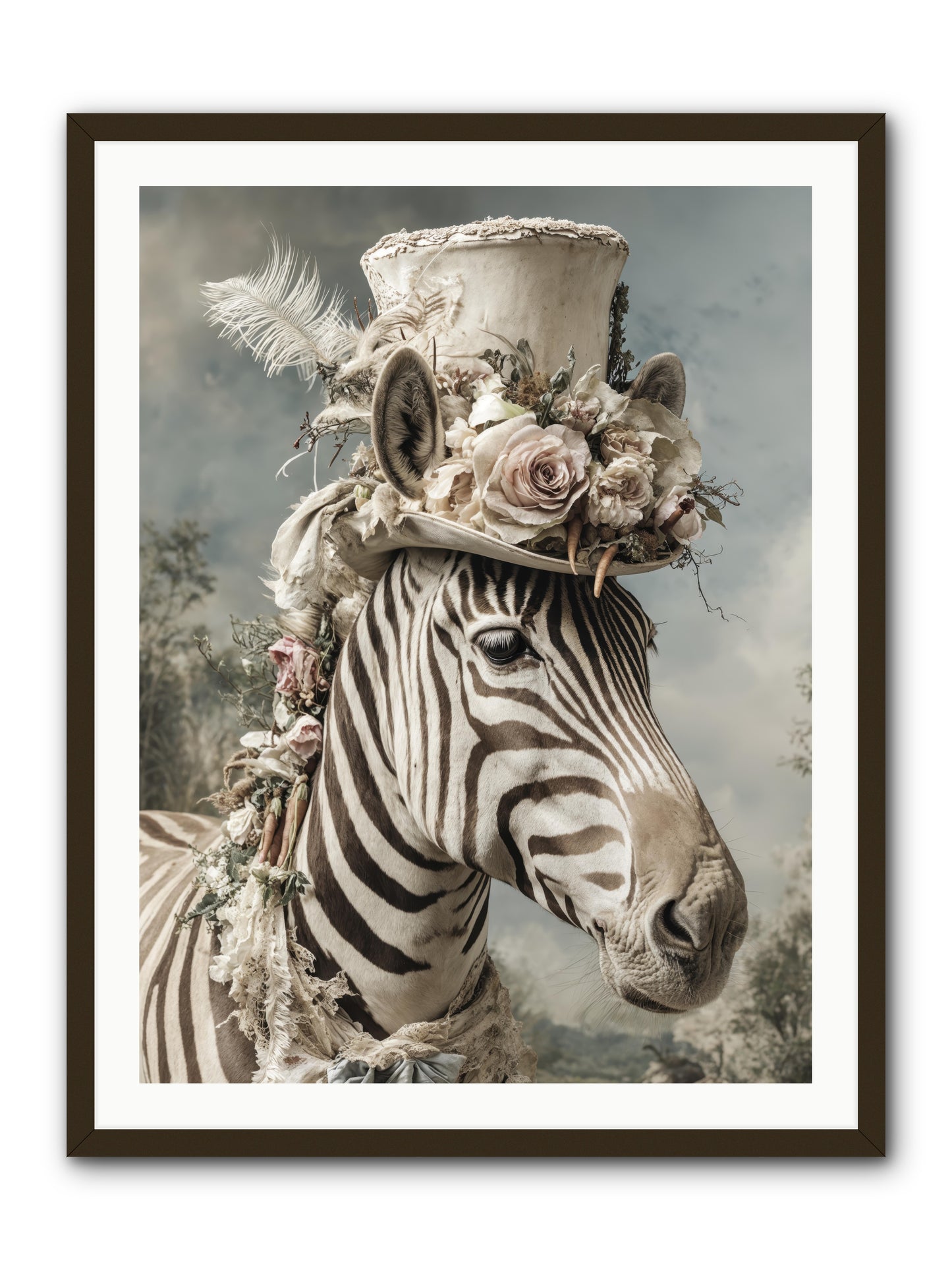 Vagabond -- Framed Print - Black 30x40