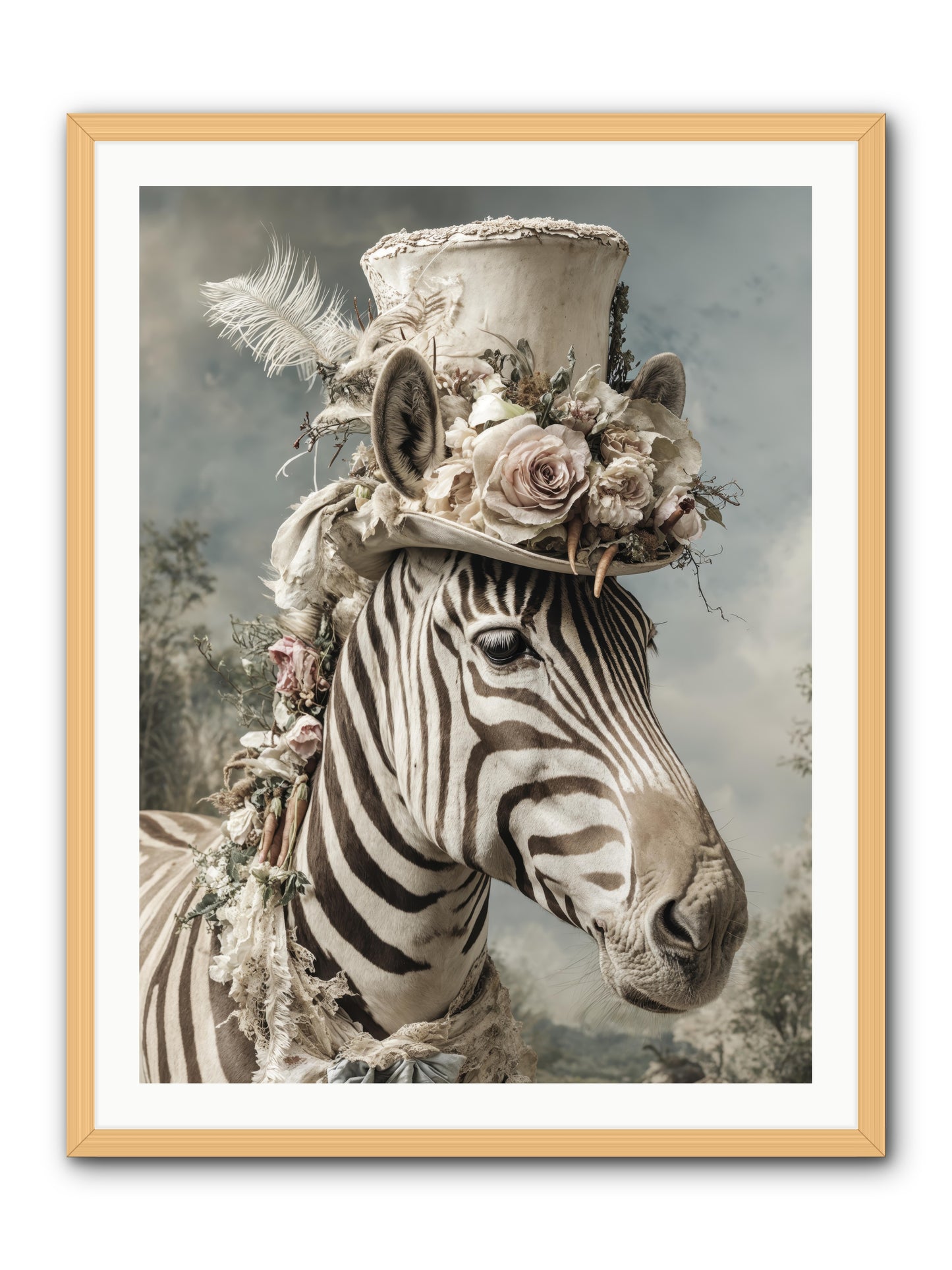 Vagabond -- Framed Print - Natural 30x40