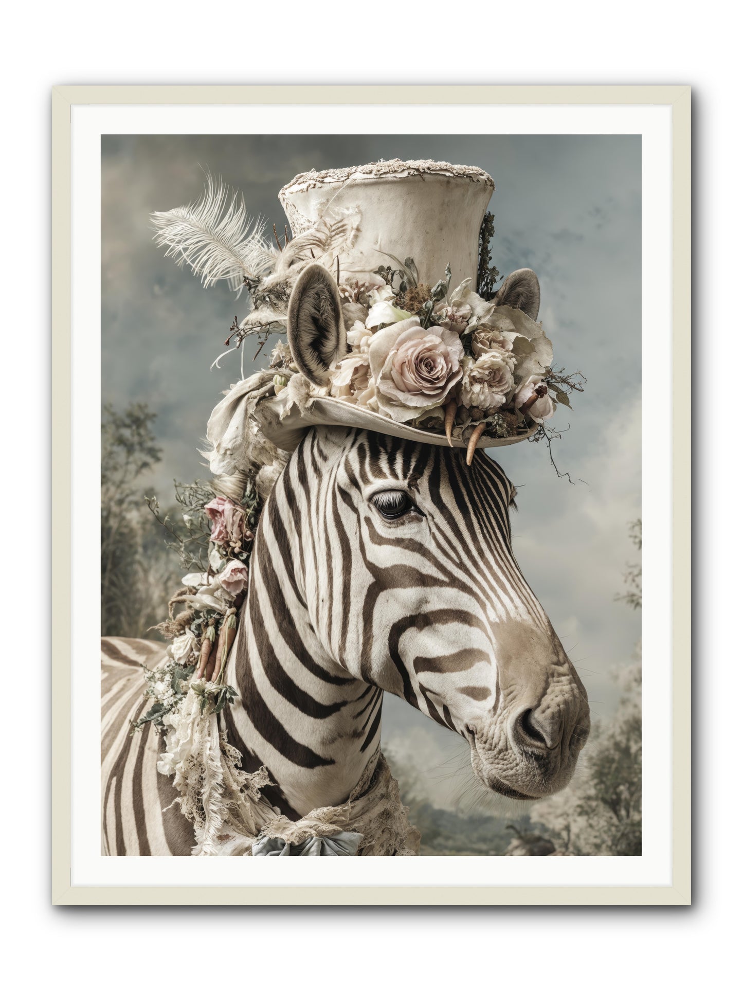 Vagabond -- Framed Print - White 36x48