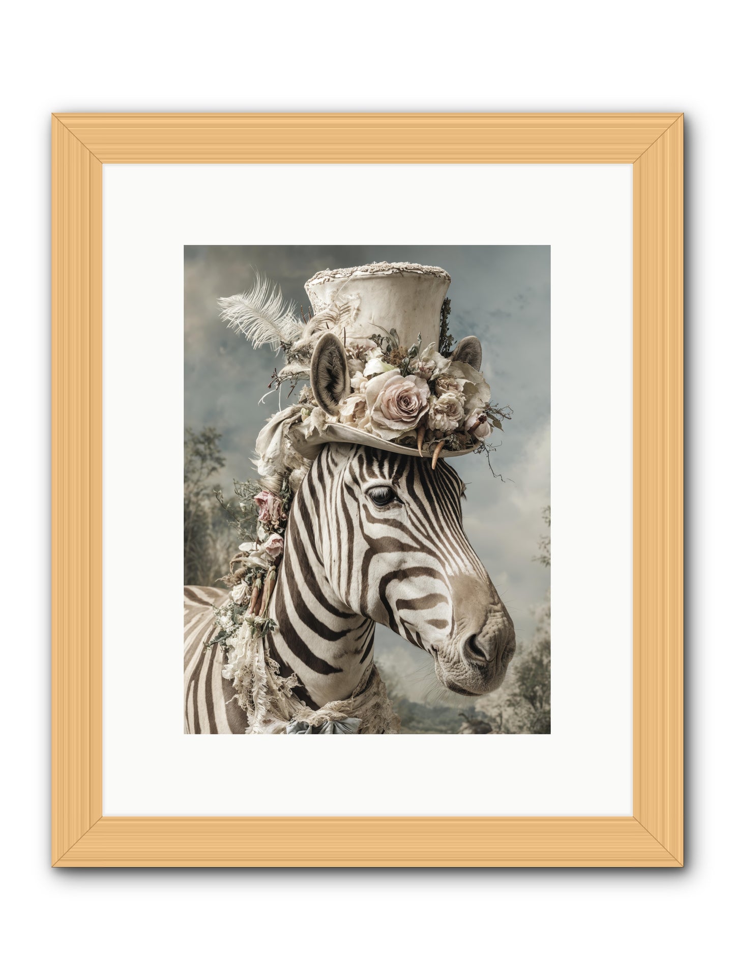 Vagabond -- Framed Print - Natural 9x12
