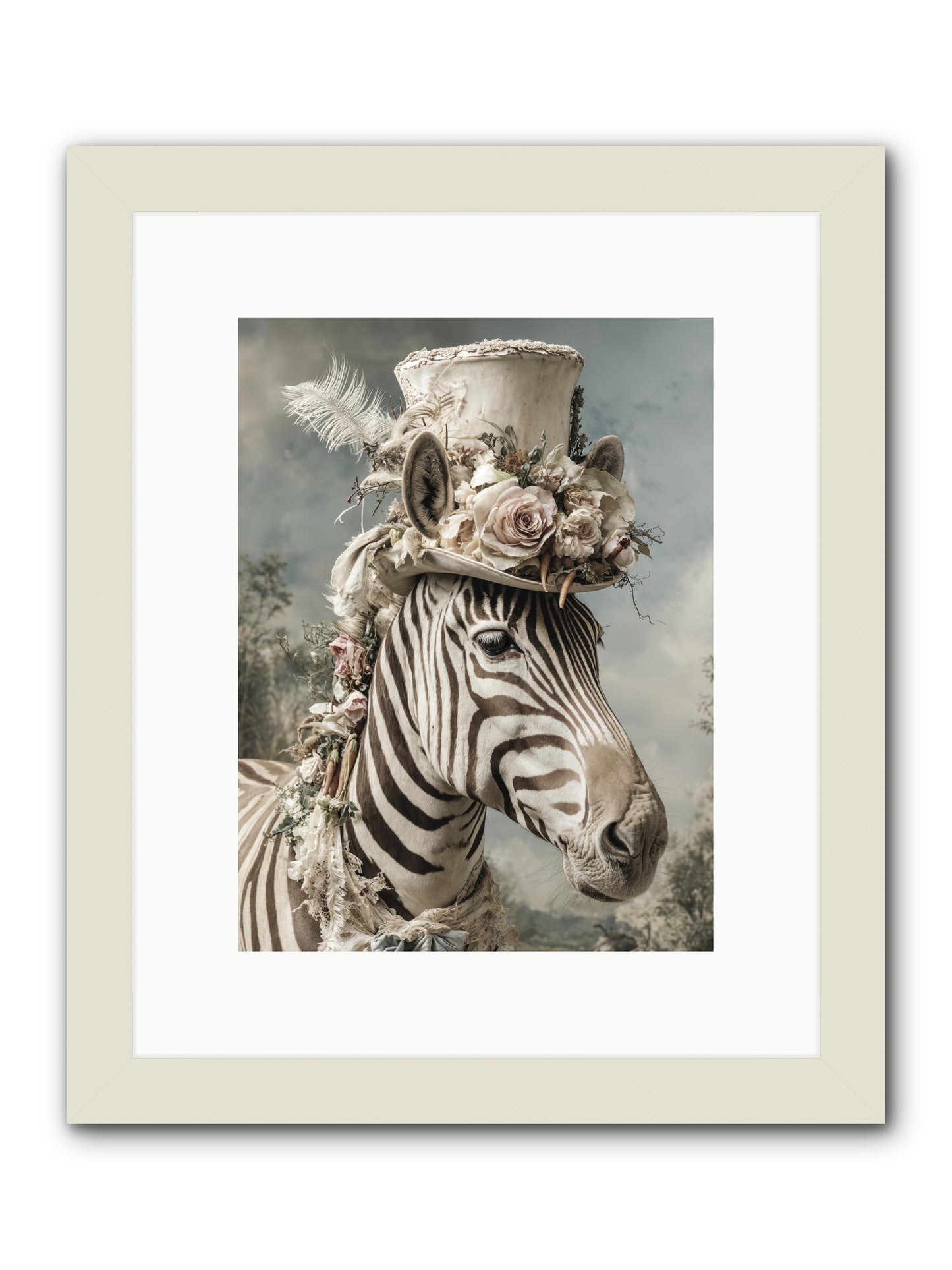 Vagabond -- Framed Print - White 9x12