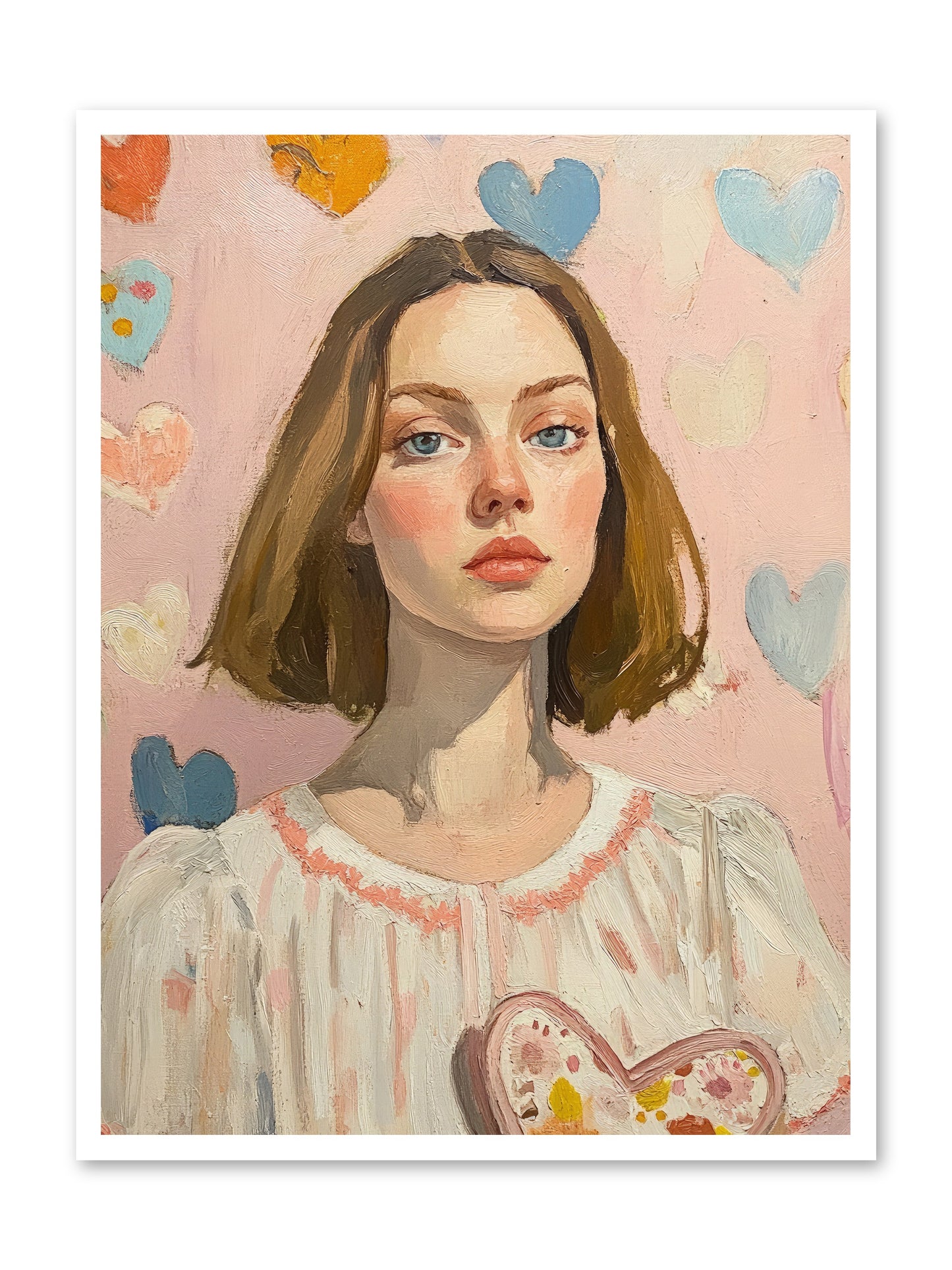 Valentine's Garden -- Loose Canvas Print 30x40