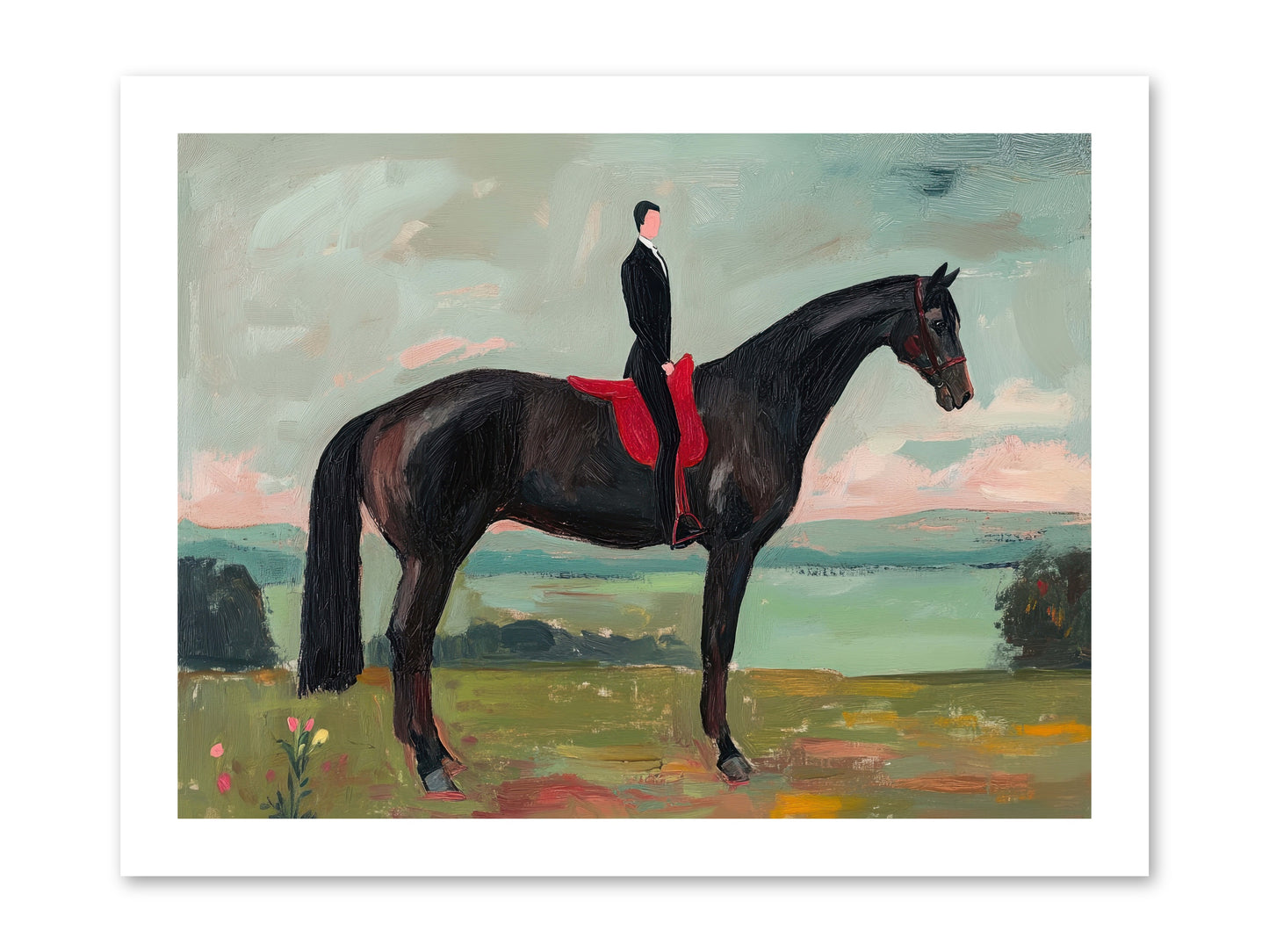 Valiant Pursuit -- Loose Canvas Print 16x12