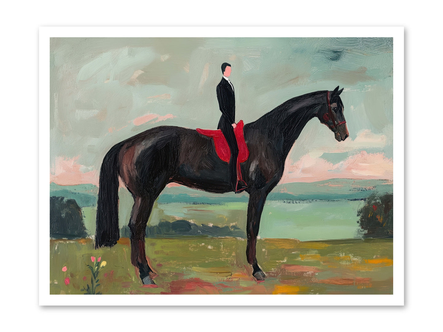 Valiant Pursuit -- Loose Canvas Print 32x24