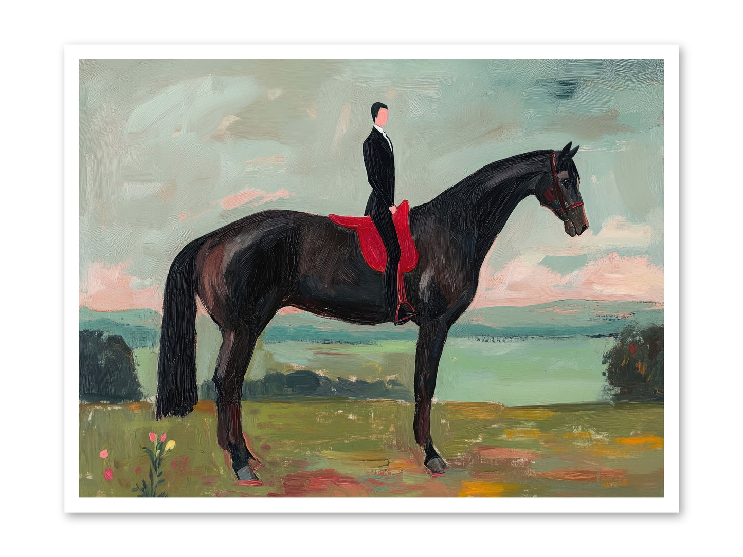 Valiant Pursuit -- Loose Canvas Print 40x30