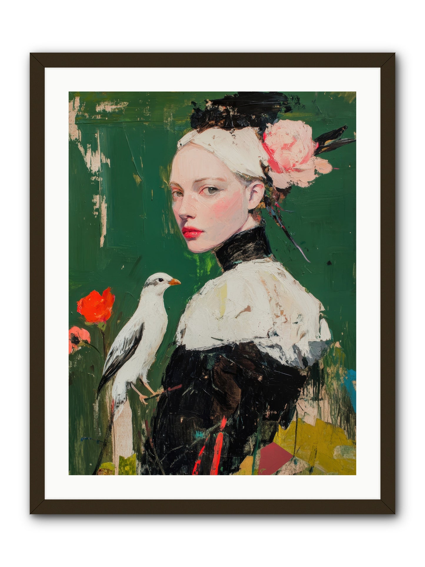 Vanishing Memoir -- Framed Print - Black 24x32
