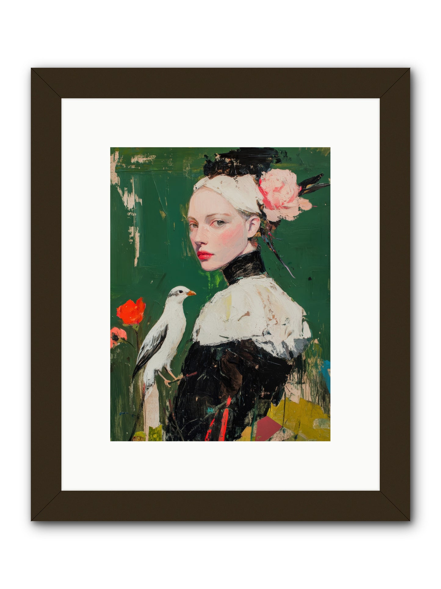 Vanishing Memoir -- Framed Print - Black 9x12