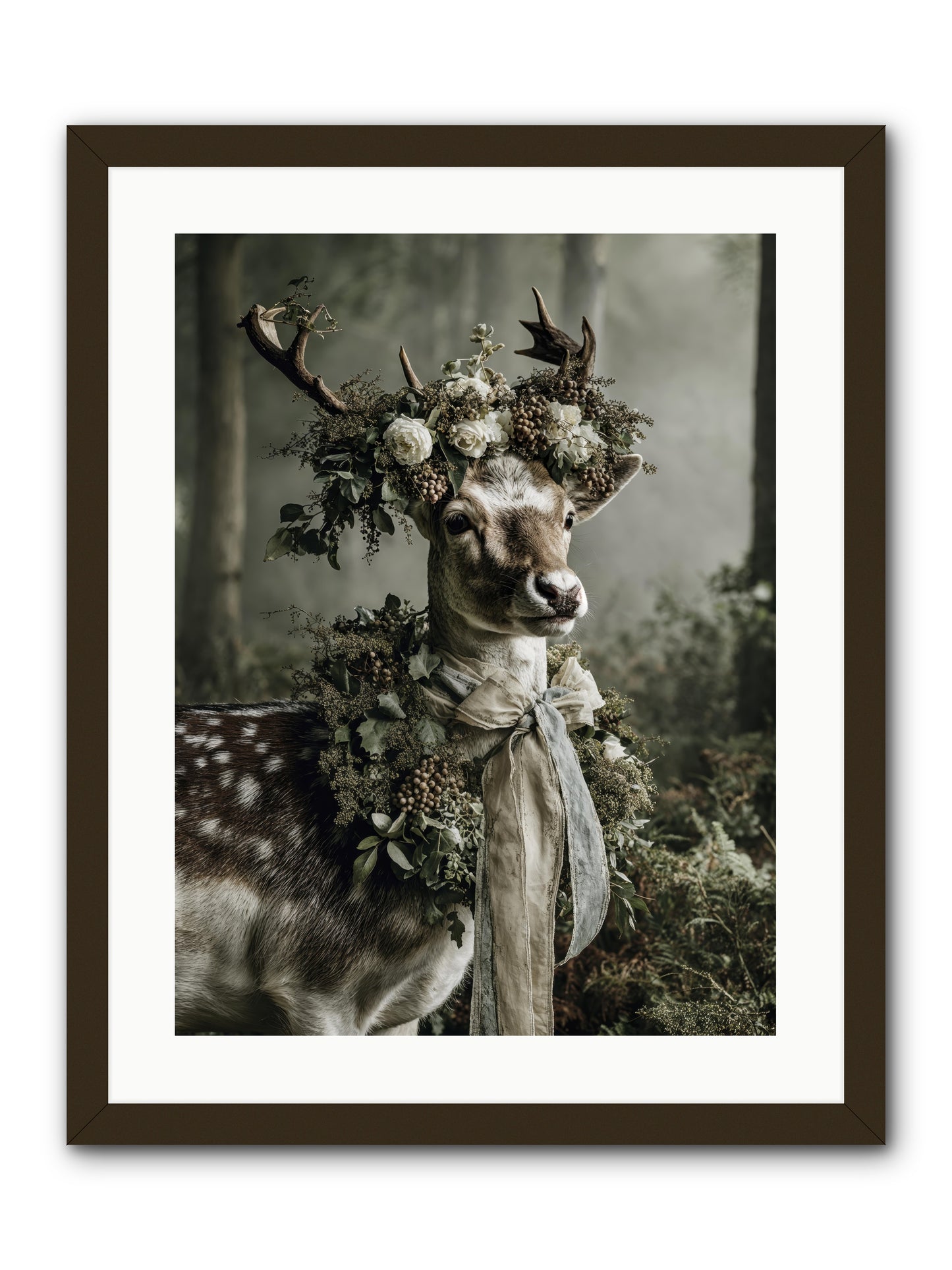 Varonne -- Framed Print - Black 18x24