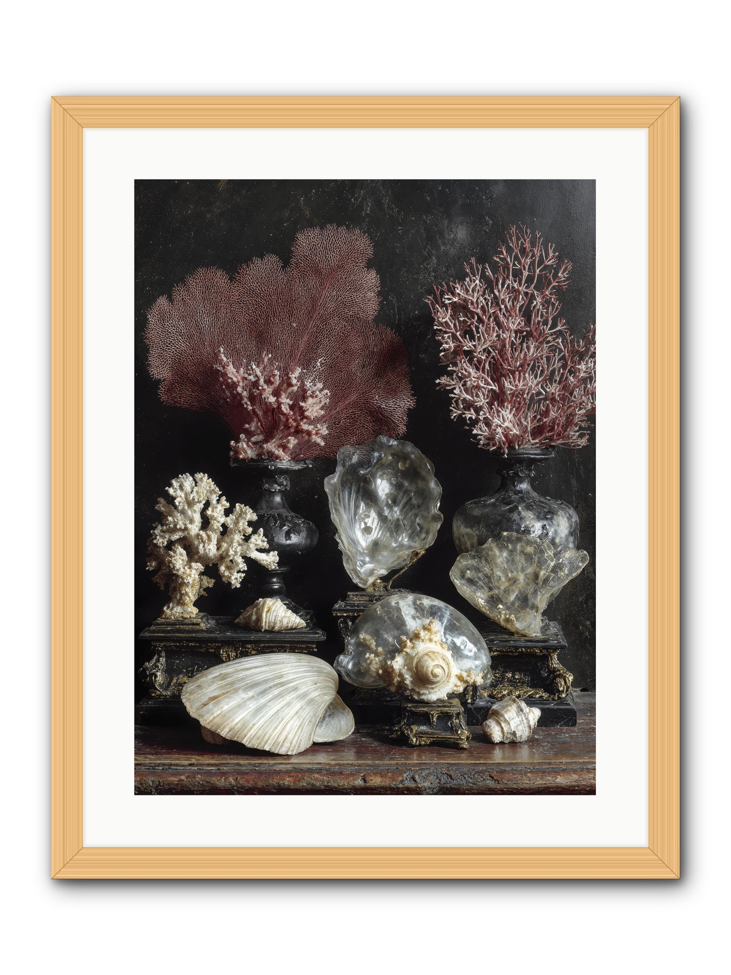 Vault of Wonders -- Framed Print - Natural 18x24