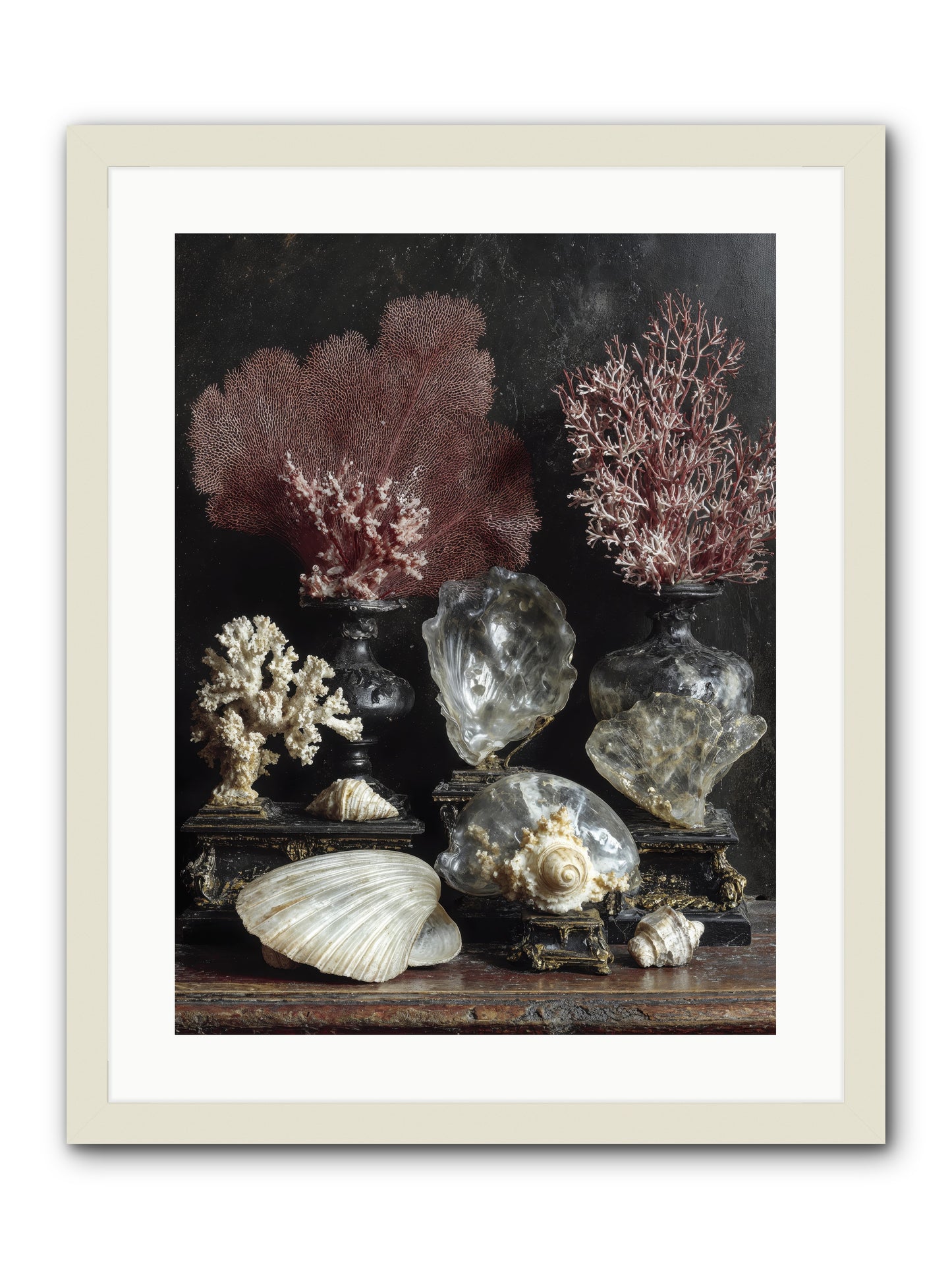 Vault of Wonders -- Framed Print - White 18x24