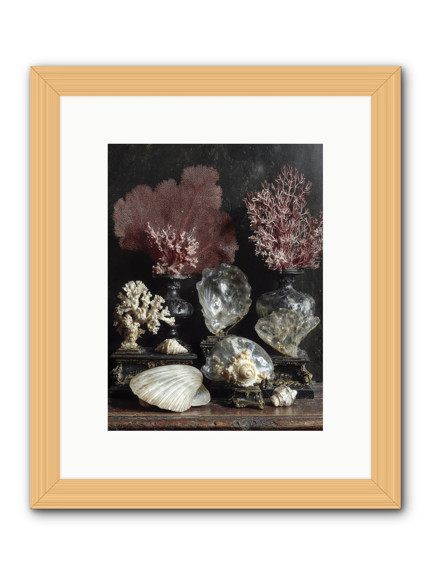 Vault of Wonders -- Framed Print - Natural 9x12