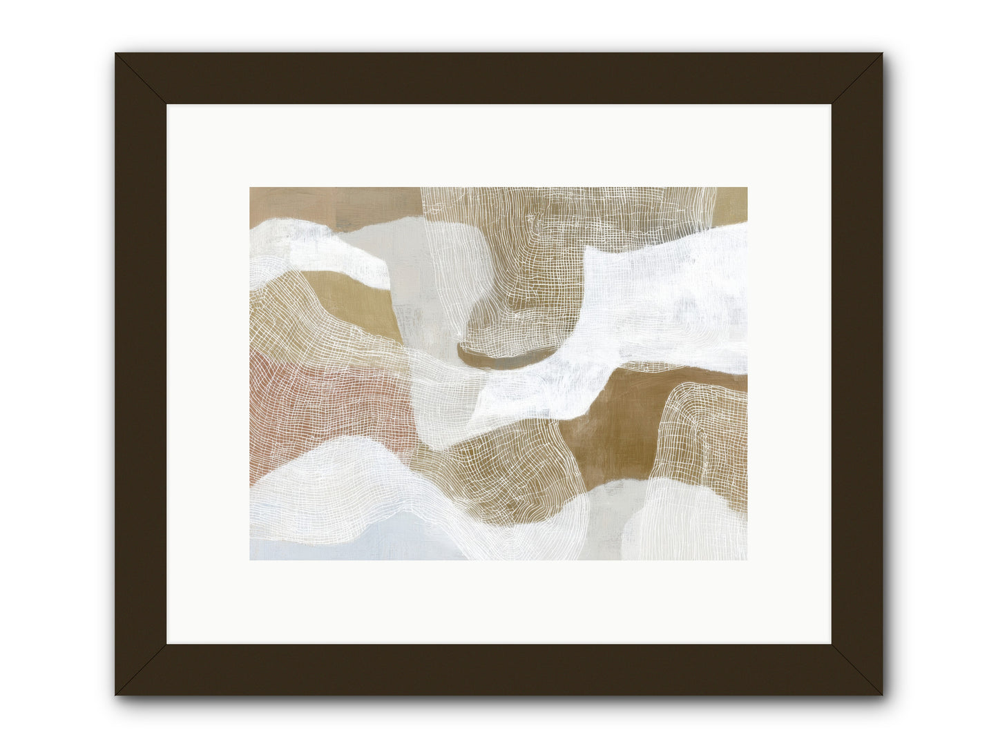 Veering -- Framed Print - Black 12x9