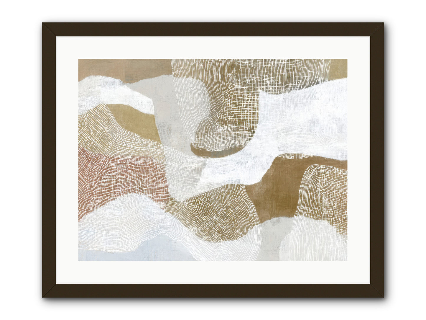 Veering -- Framed Print - Black 24x18