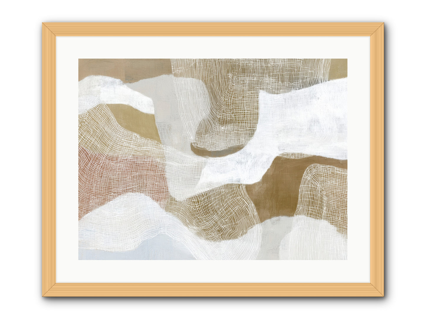 Veering -- Framed Print - Natural 24x18