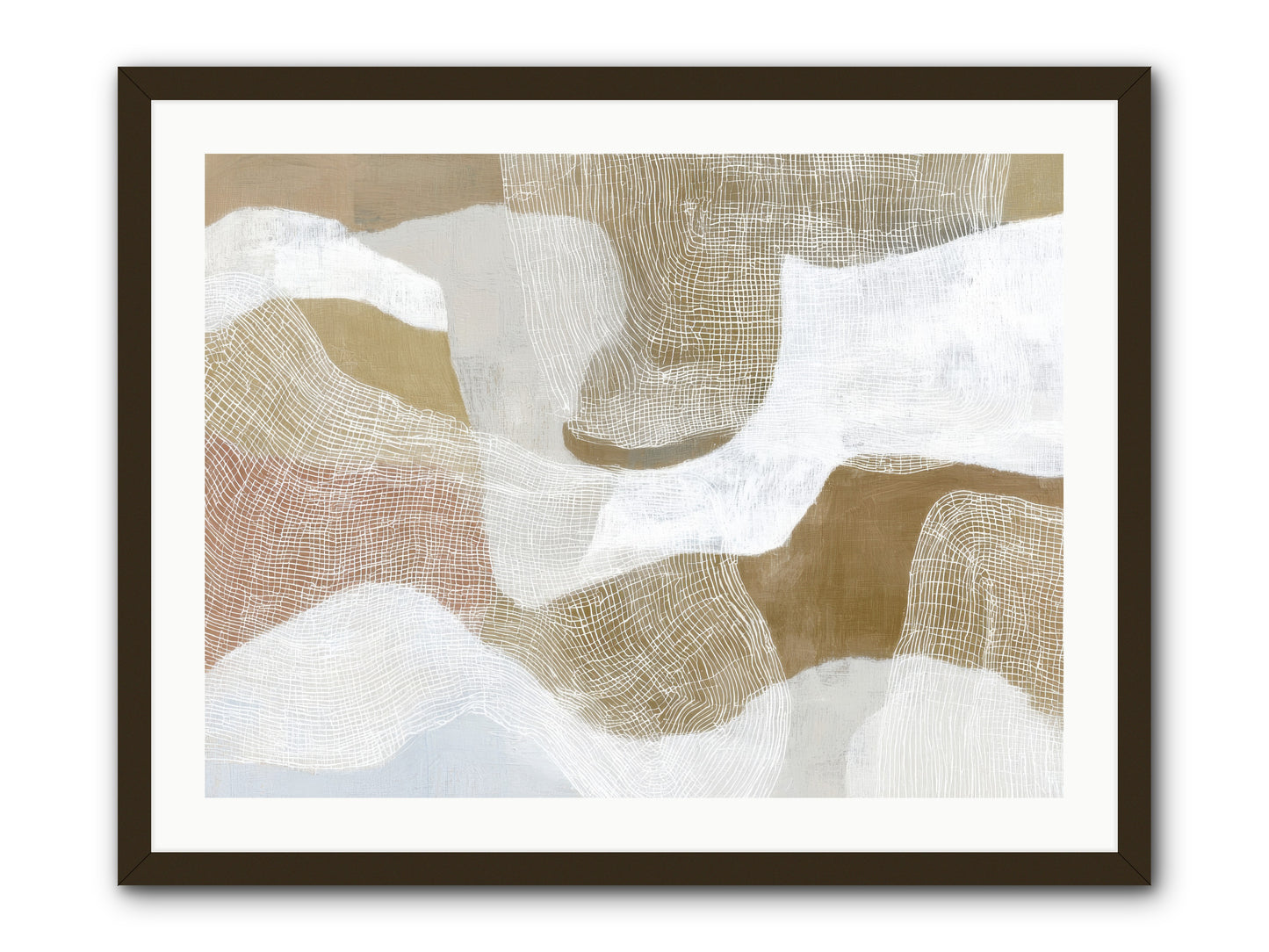 Veering -- Framed Print - Black 32x24