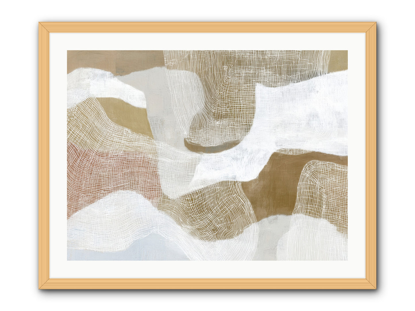 Veering -- Framed Print - Natural 32x24