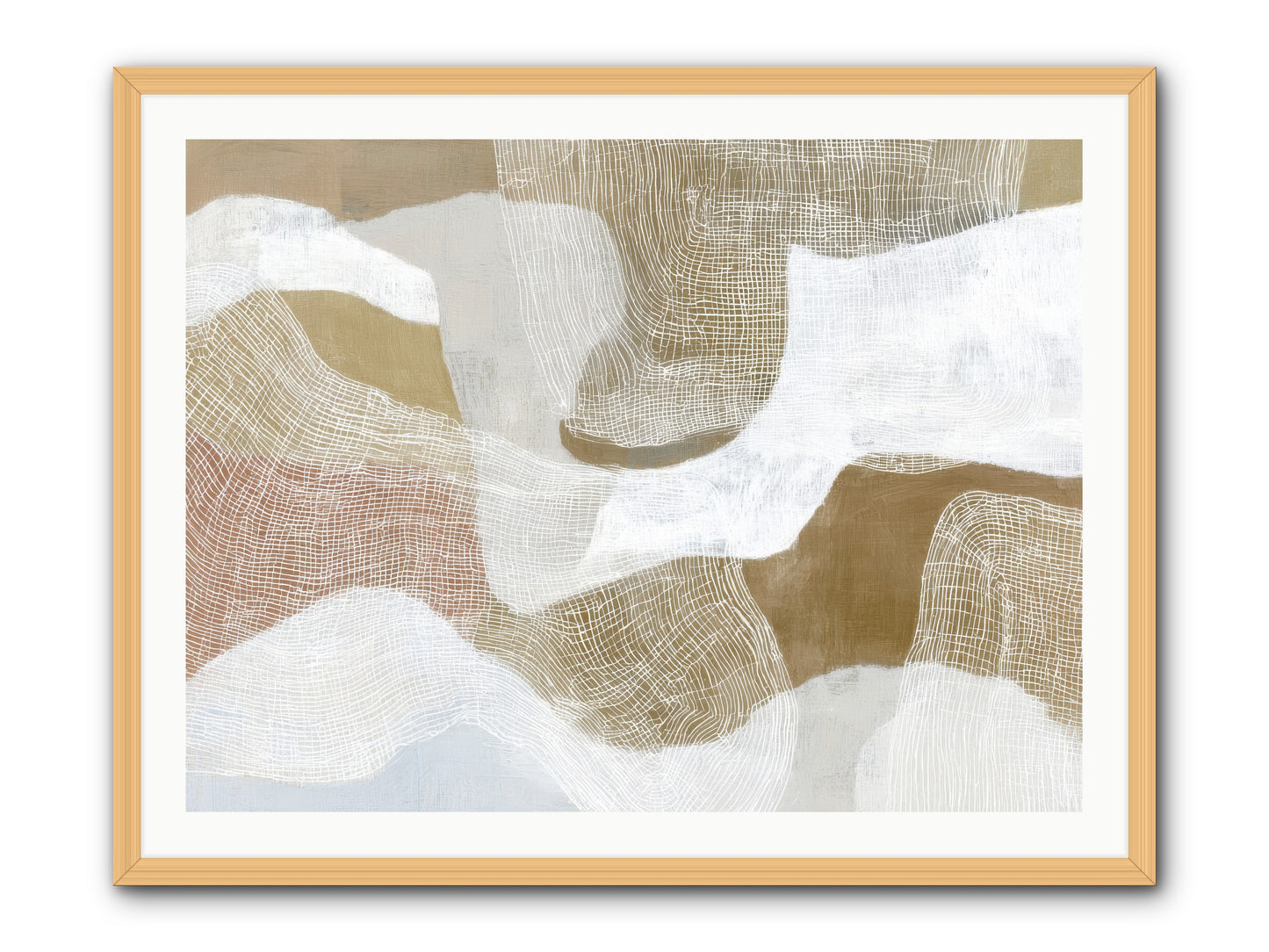 Veering -- Framed Print - Natural 40x30