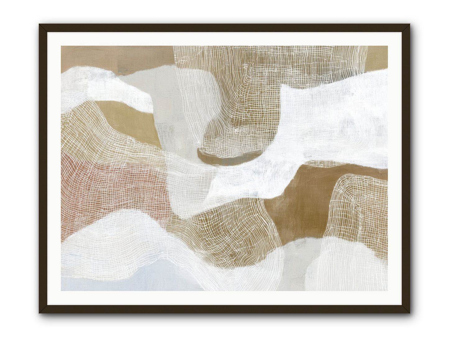 Veering -- Framed Print - Black 48x36