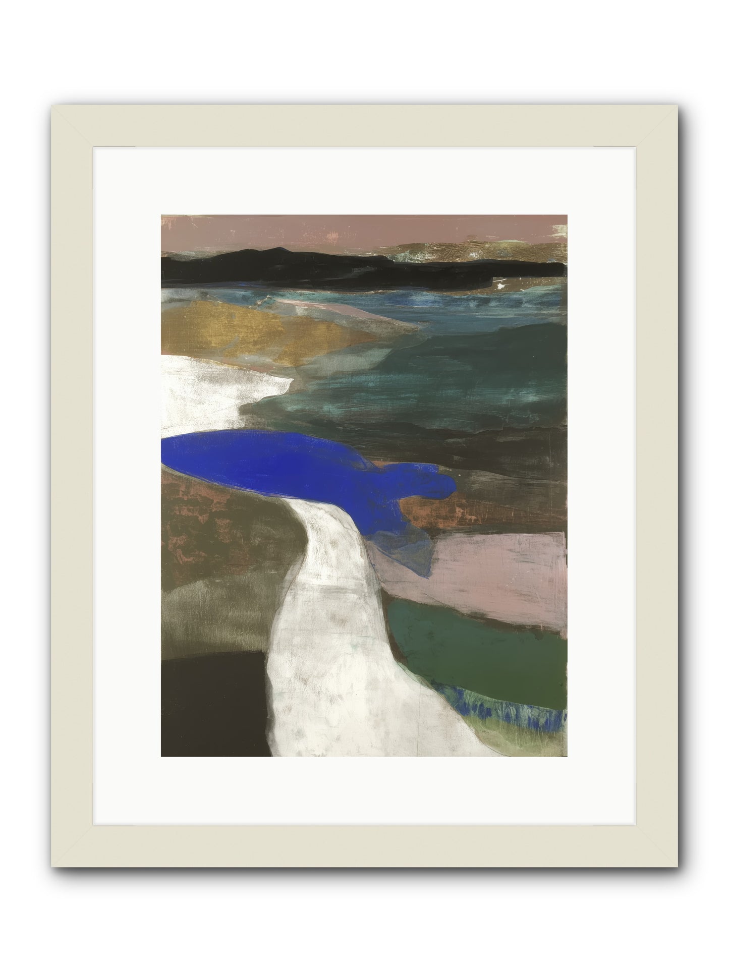 Veil of Sighs -- Framed Print - White 12x16