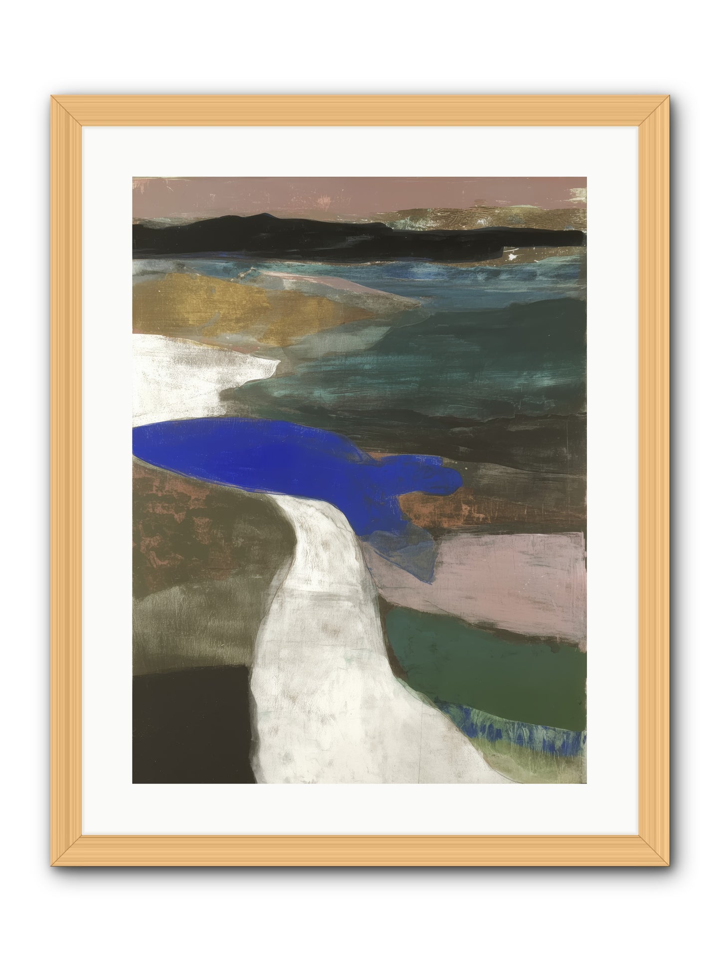 Veil of Sighs -- Framed Print - Natural 18x24