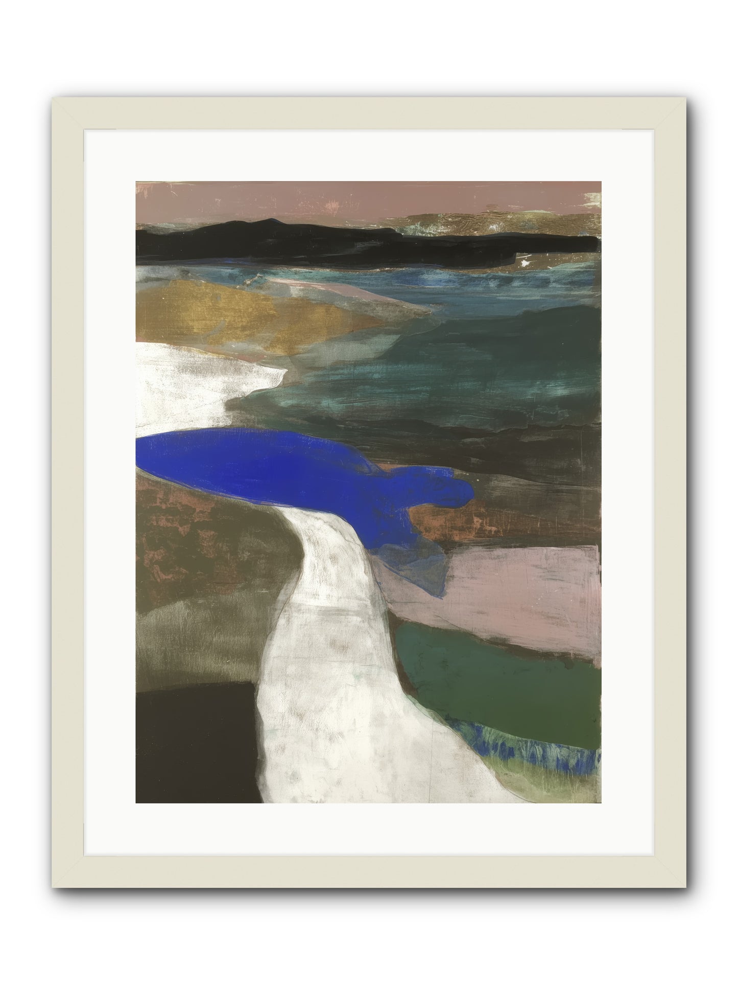 Veil of Sighs -- Framed Print - White 18x24