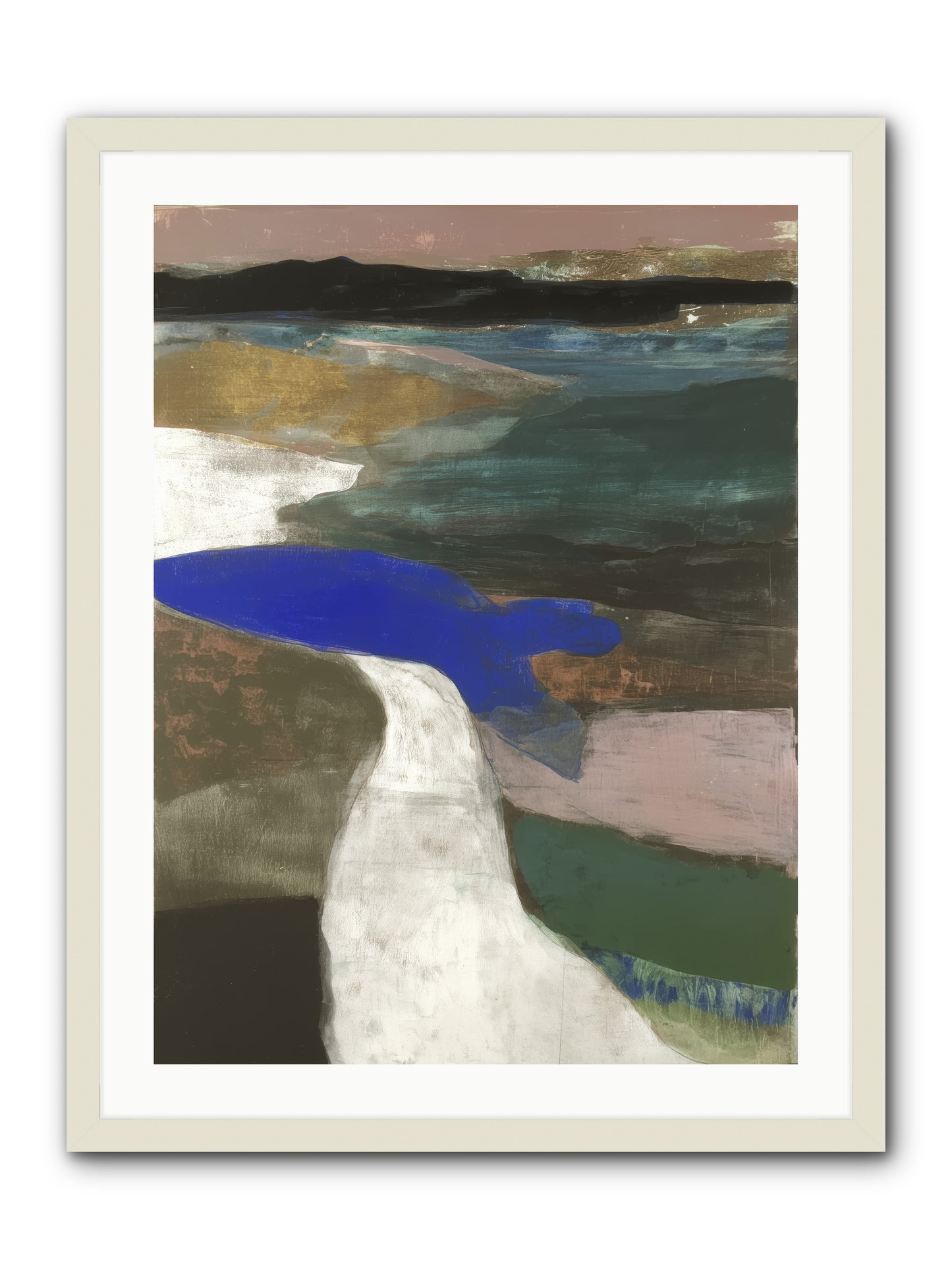 Veil of Sighs -- Framed Print - White 24x32