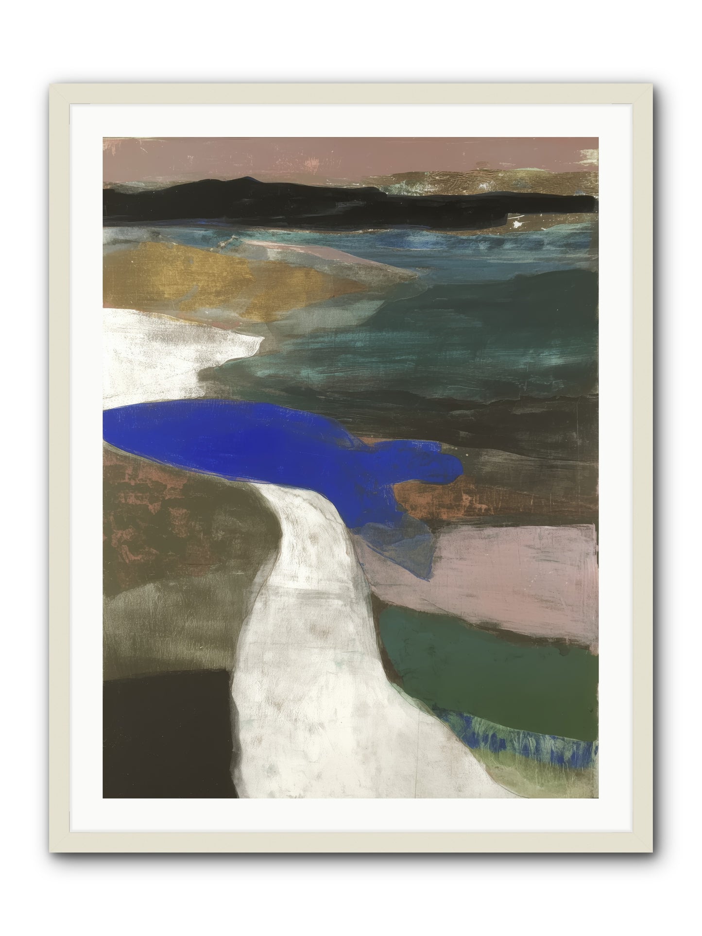 Veil of Sighs -- Framed Print - White 30x40