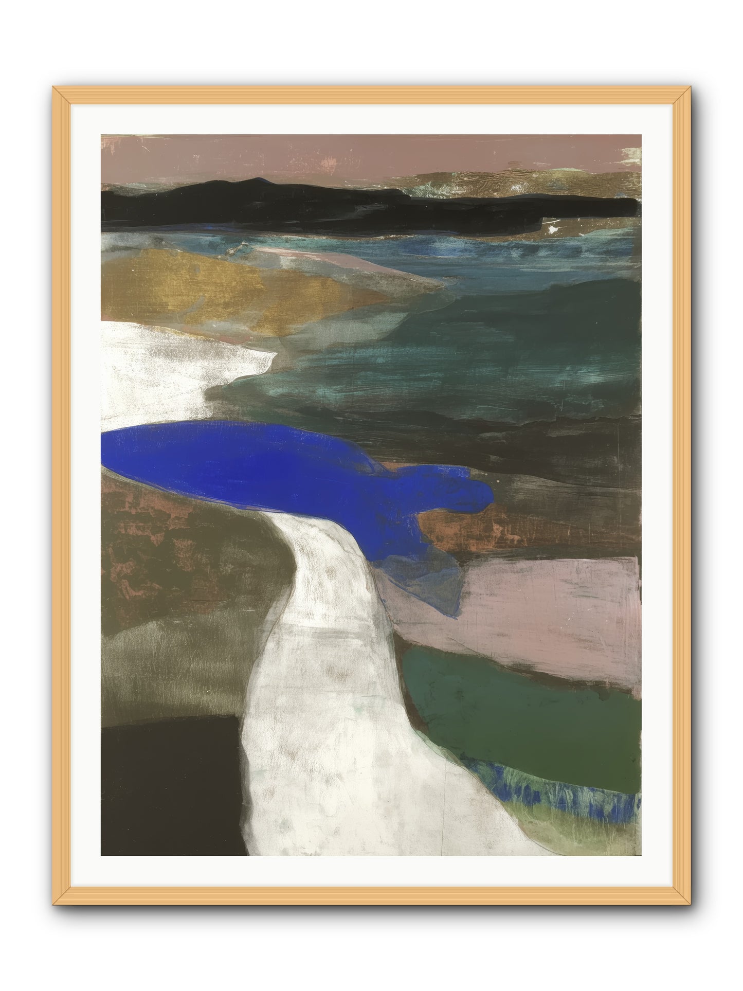 Veil of Sighs -- Framed Print - Natural 36x48