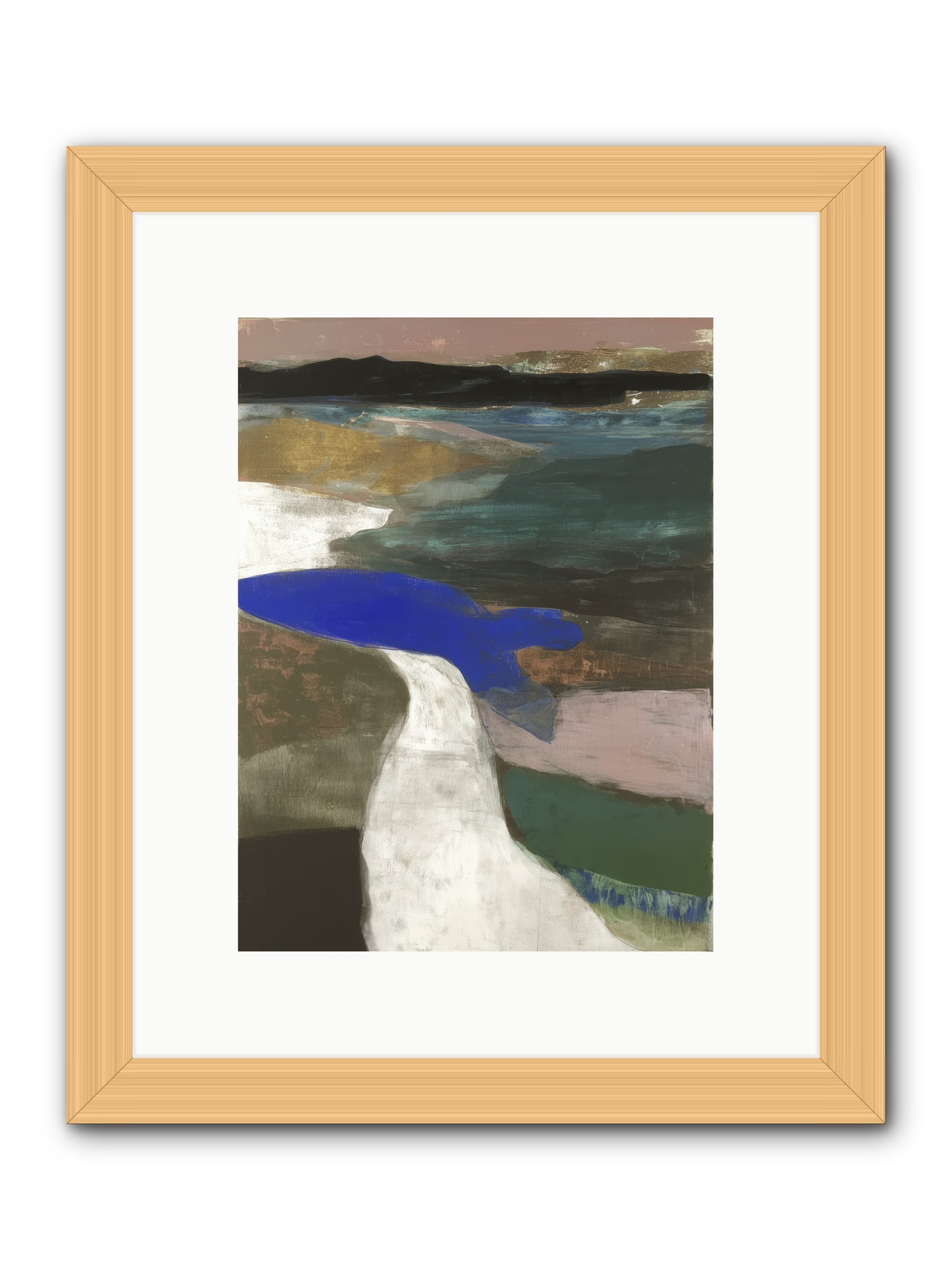 Veil of Sighs -- Framed Print - Natural 9x12