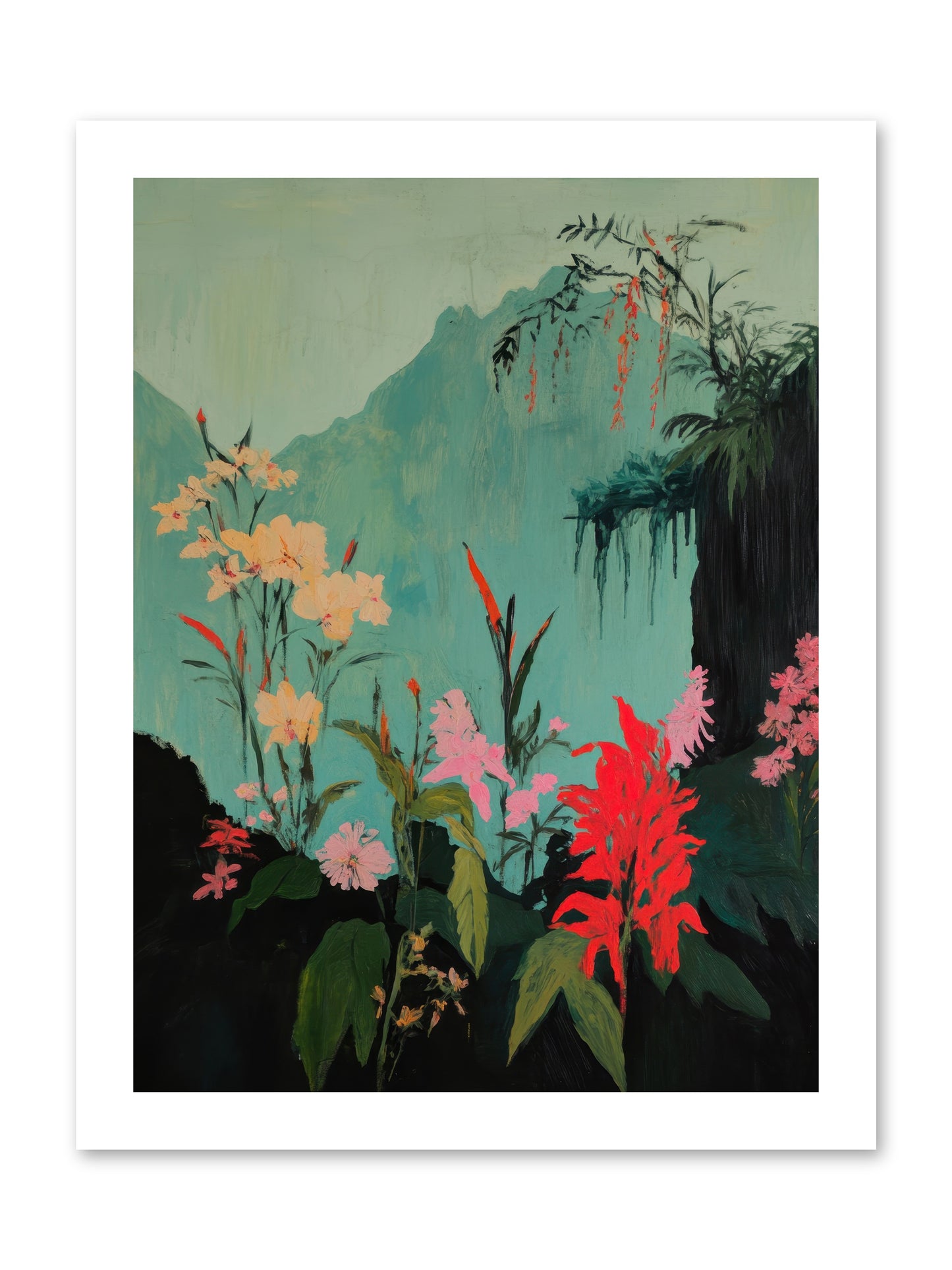 Veiled Botanica -- Loose Canvas Print 12x16