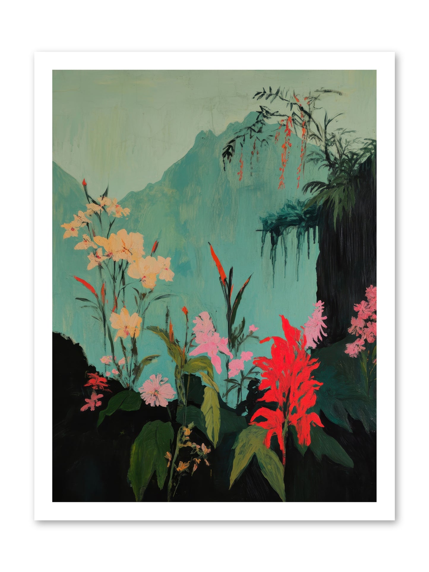 Veiled Botanica -- Loose Canvas Print 18x24