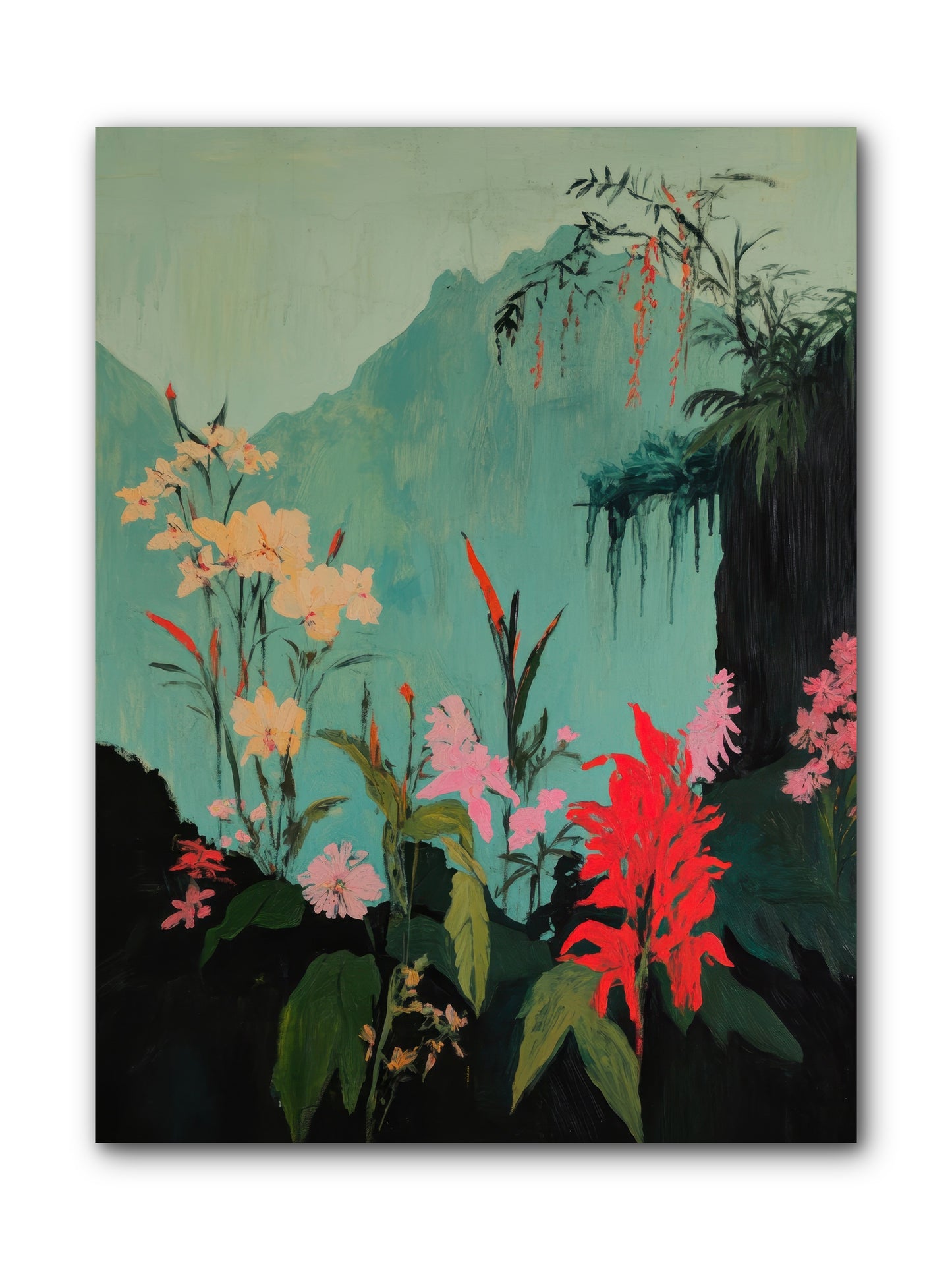 Veiled Botanica -- Wrapped Canvas 9x12